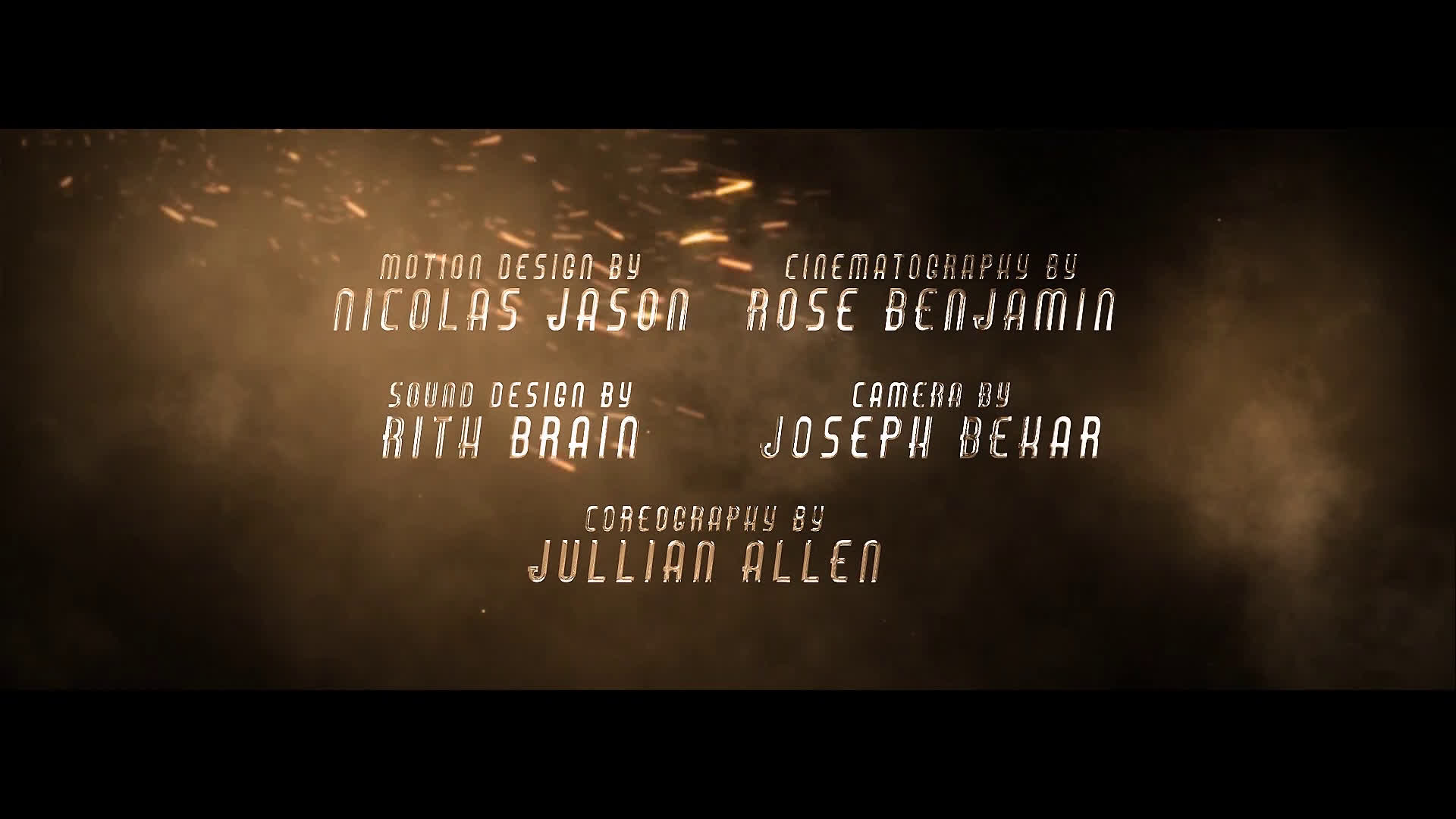 Timeless Credit Sequence