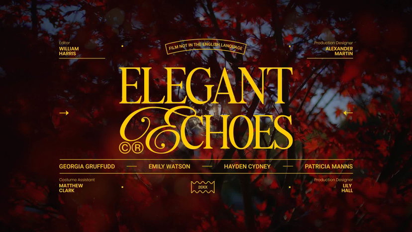 Credit To Movie Credits • Free Premiere Pro Template • Uppbeat