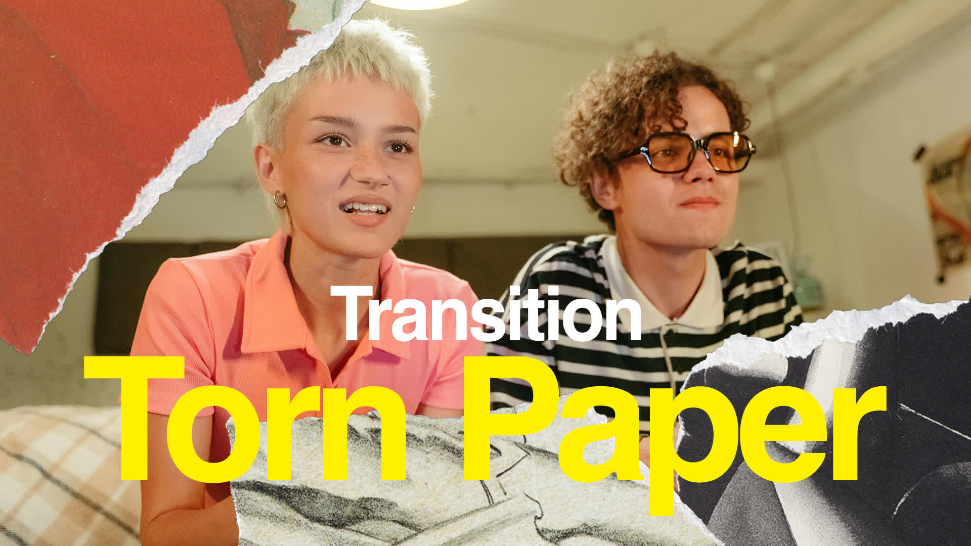 Torn Paper Transition