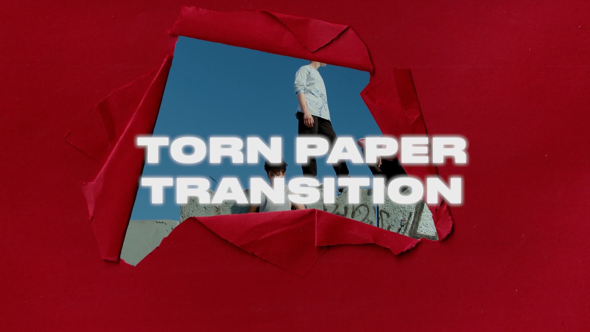 Torn Paper Transition