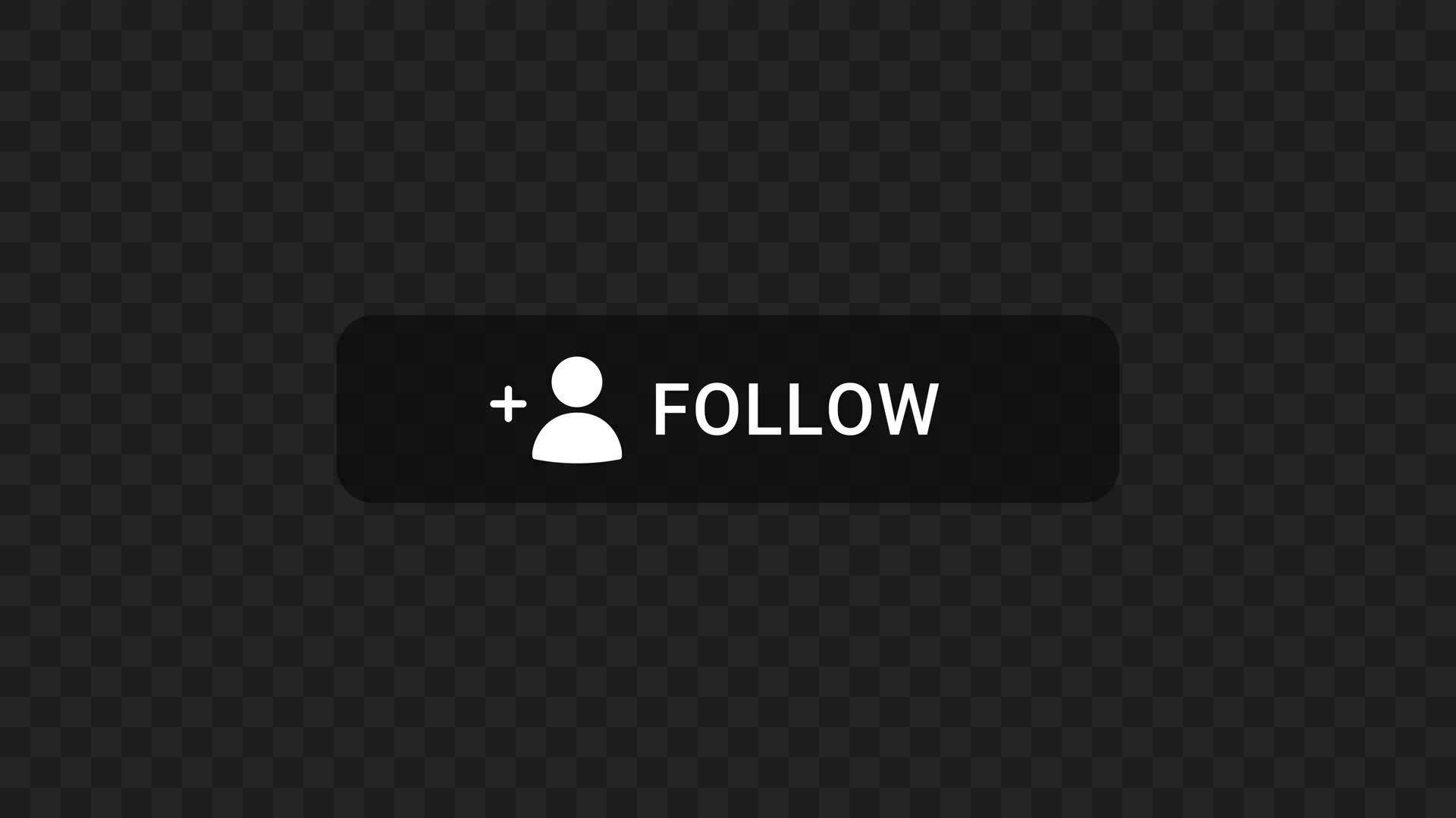 Transparent Follow Button Notification Social Media Alpha Channel