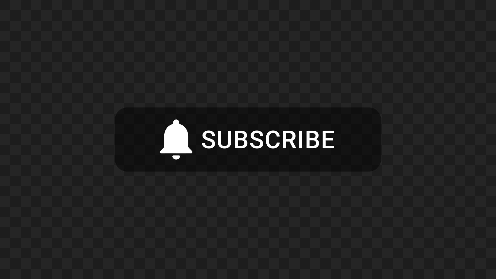 Transparent Subscribe Button Notification Icon for Social Media with Alpha Channel