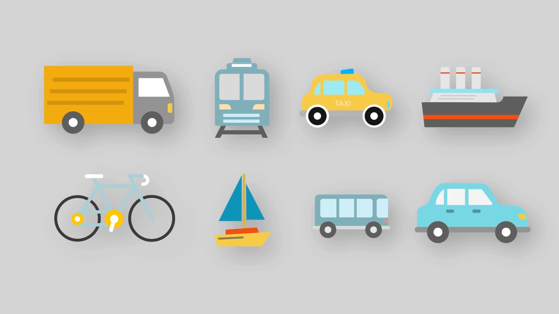 Transport Icons Pack