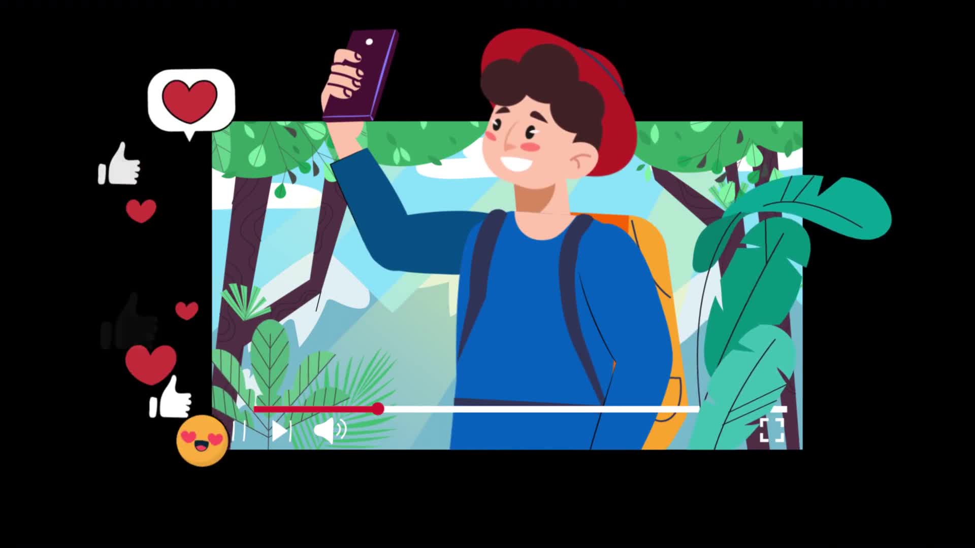 Travel Adventure Influencer Boy Streaming Live On Alpha