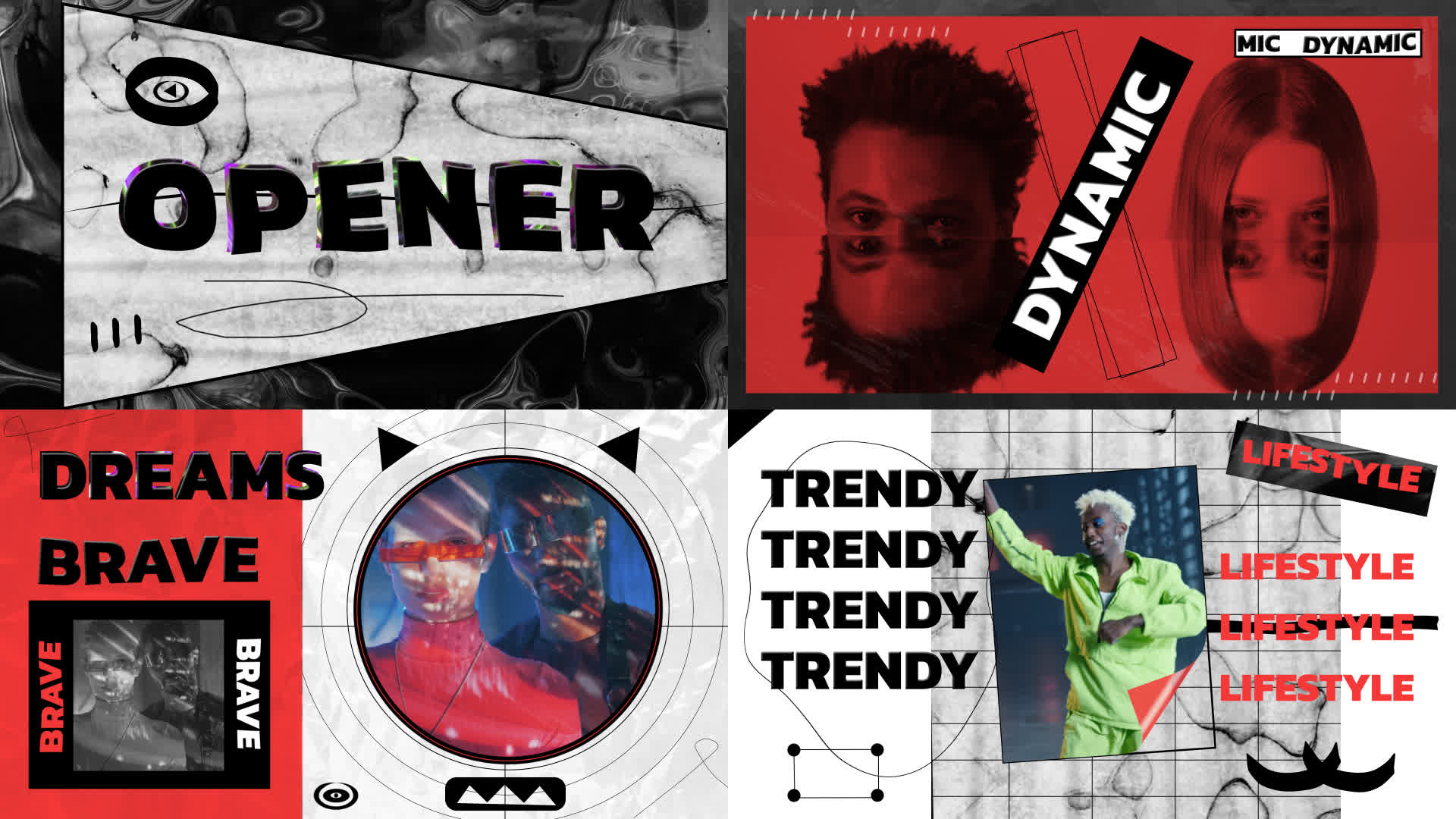 Trendy Abstract Opener