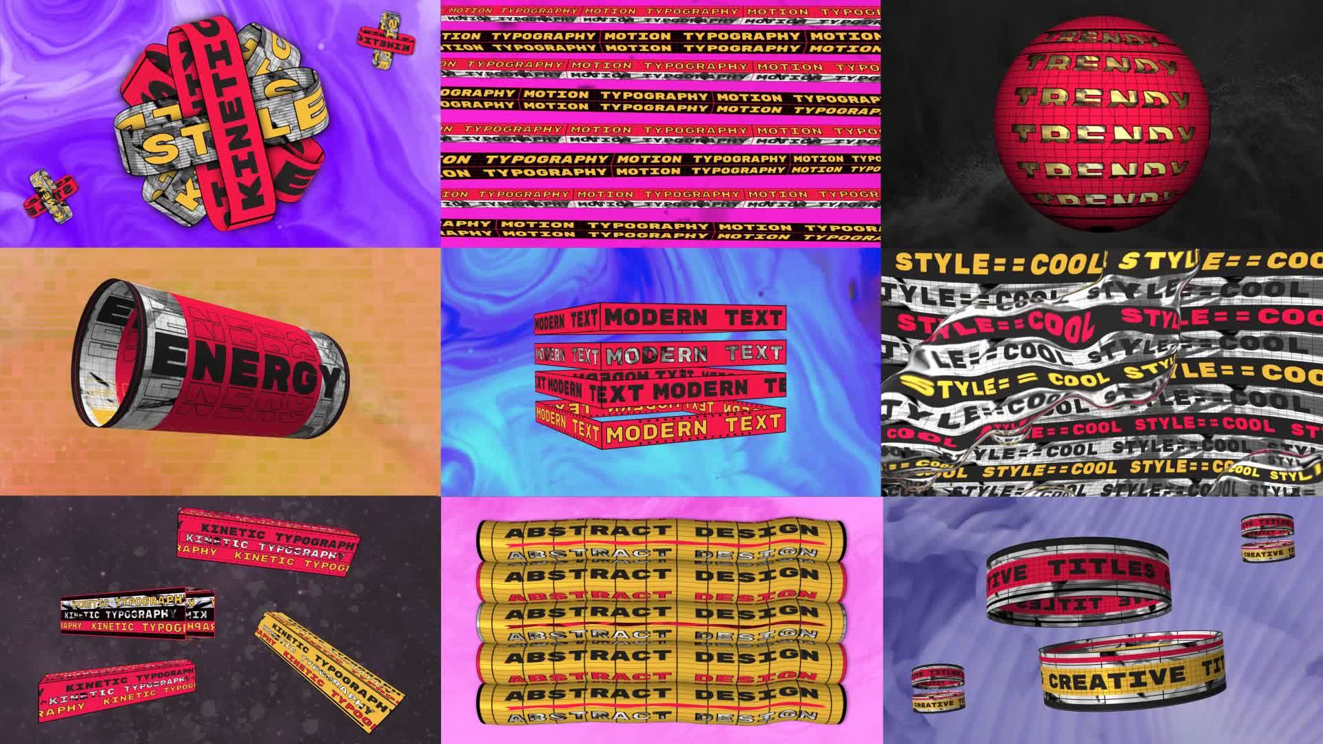 Trendy Kinetic Titles