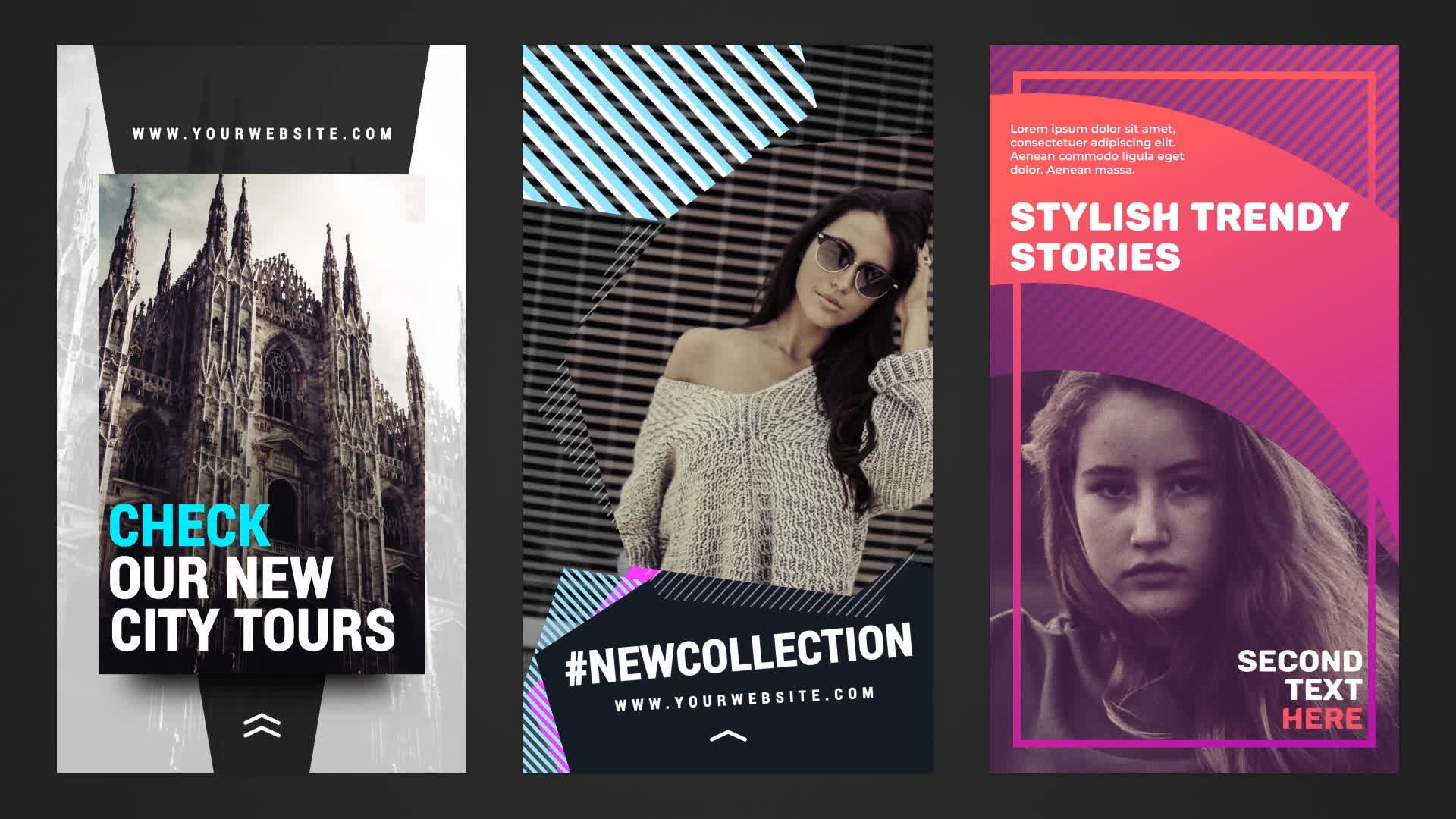 Trendy Modern Stories Pack