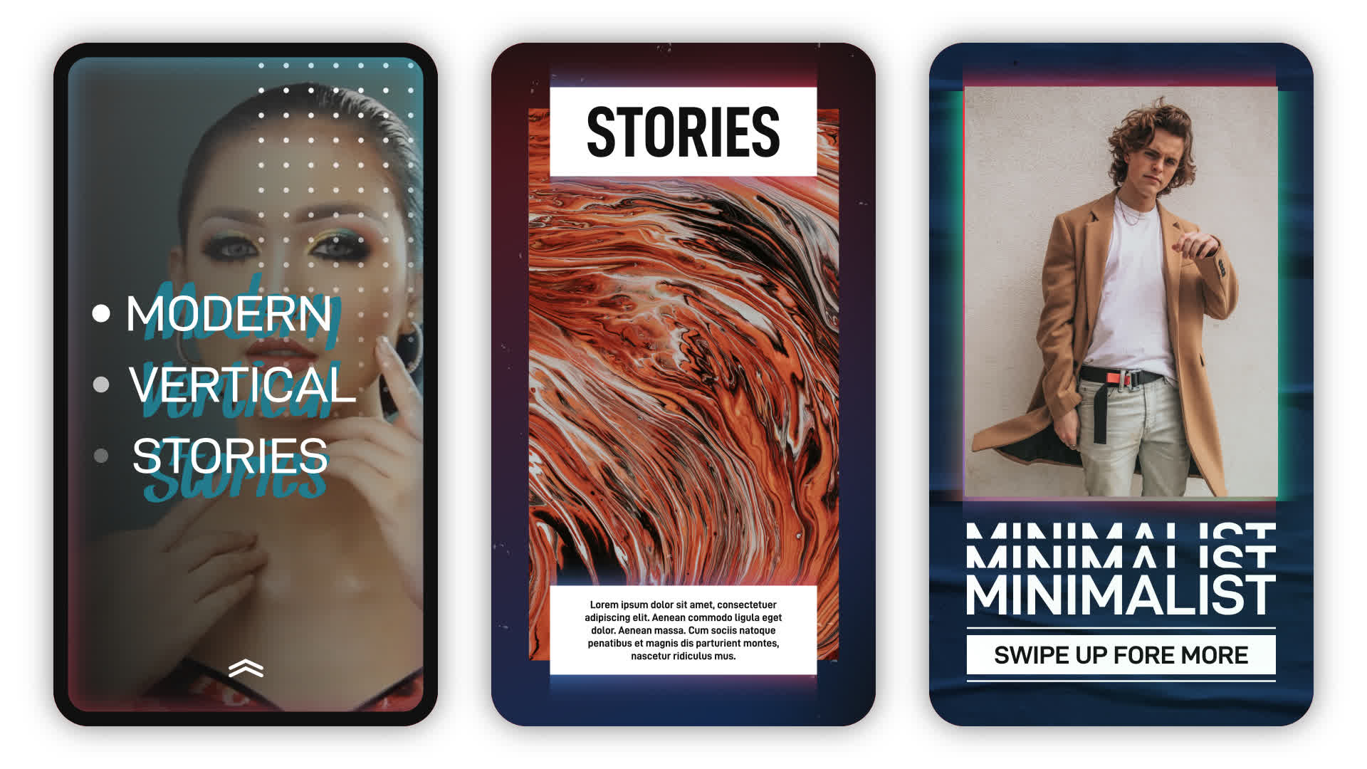 Trendy Modern Story Templates