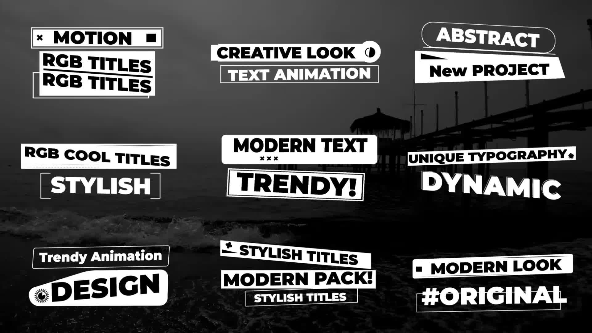 Trendy RGB Titles