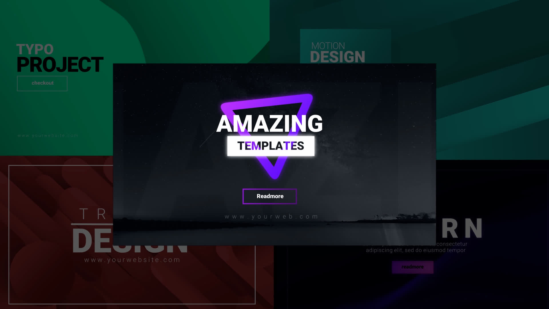Trendy Typography Slides