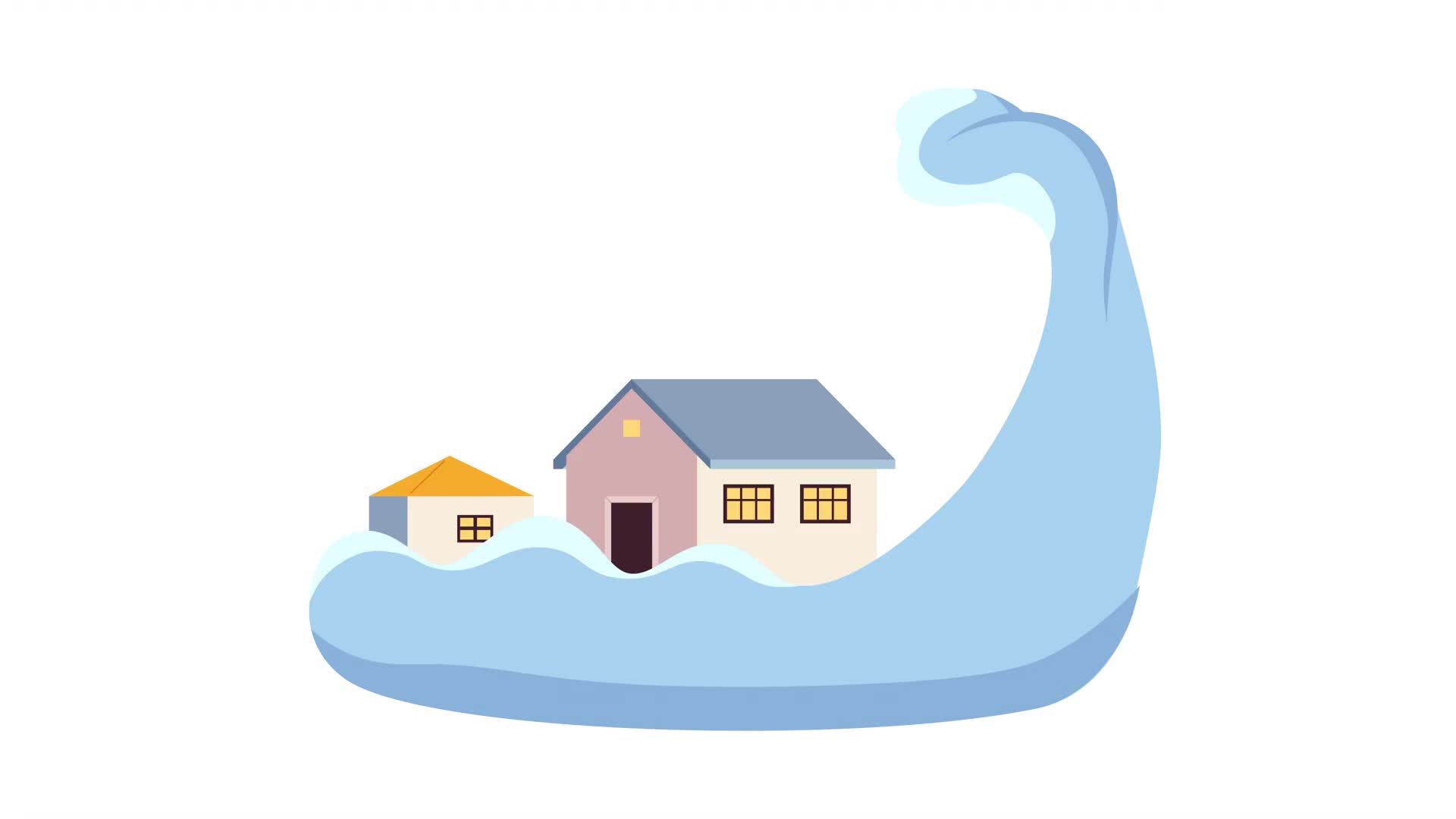 Tsunami Animation On Alpha