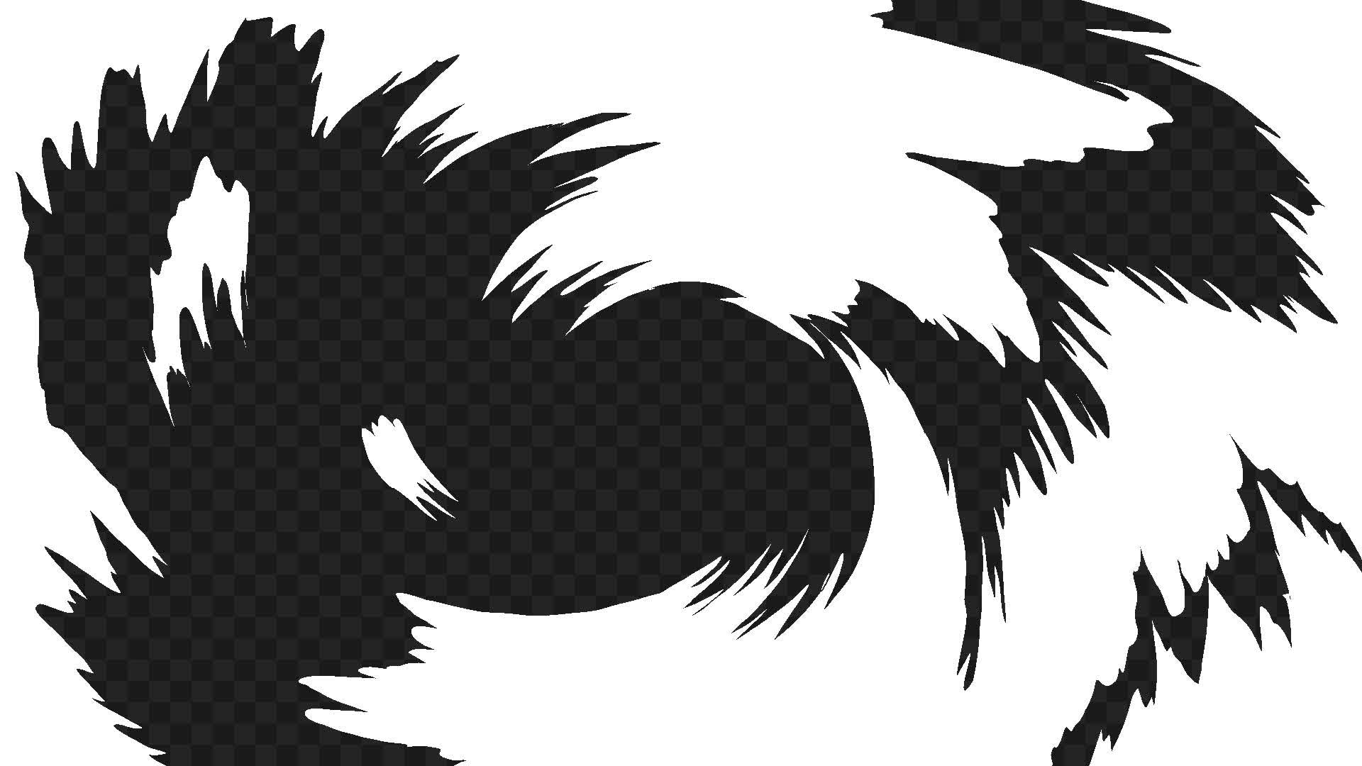 Twisted Smoke Hand Drawn Anime Explosion