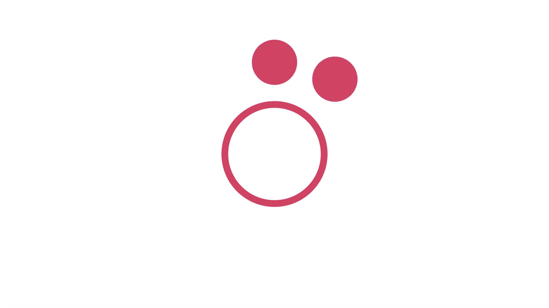 Two Dots Spinning Around Circle