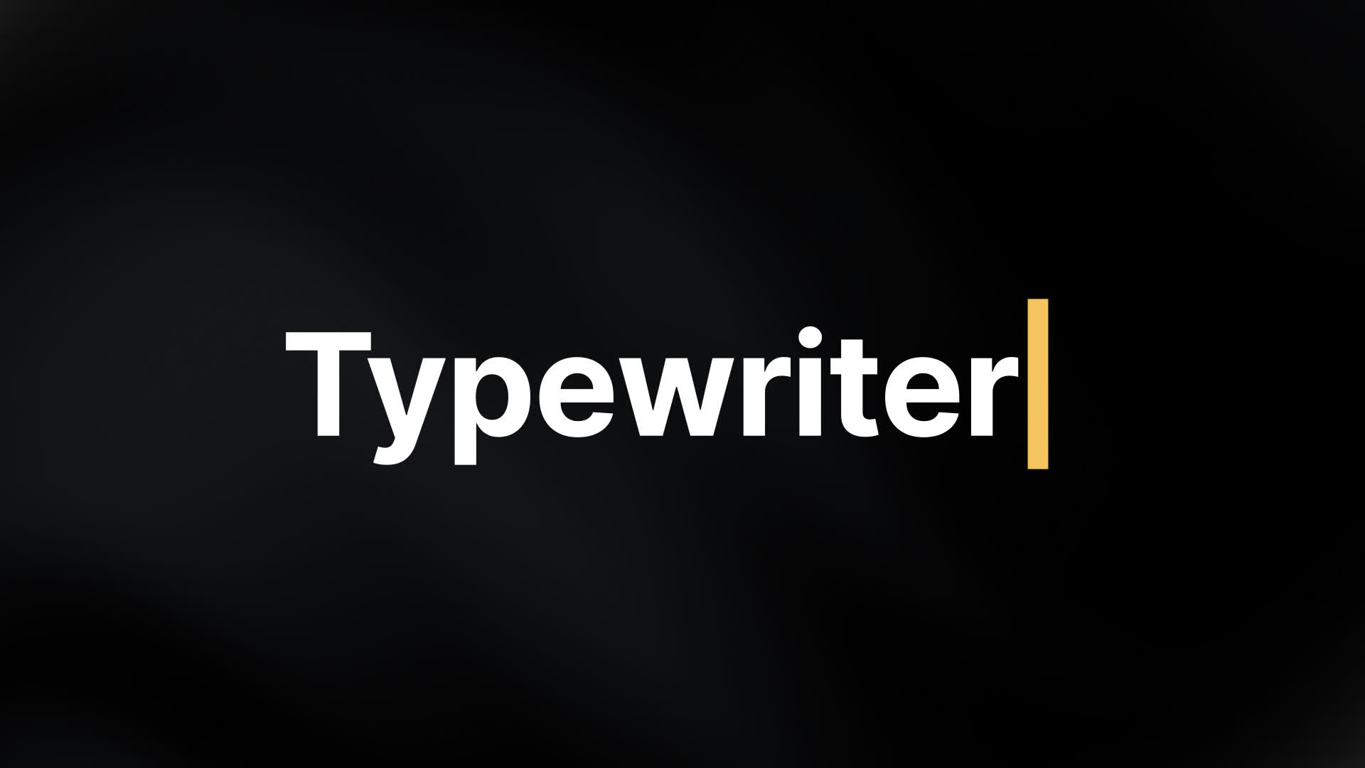 Typewriter Template