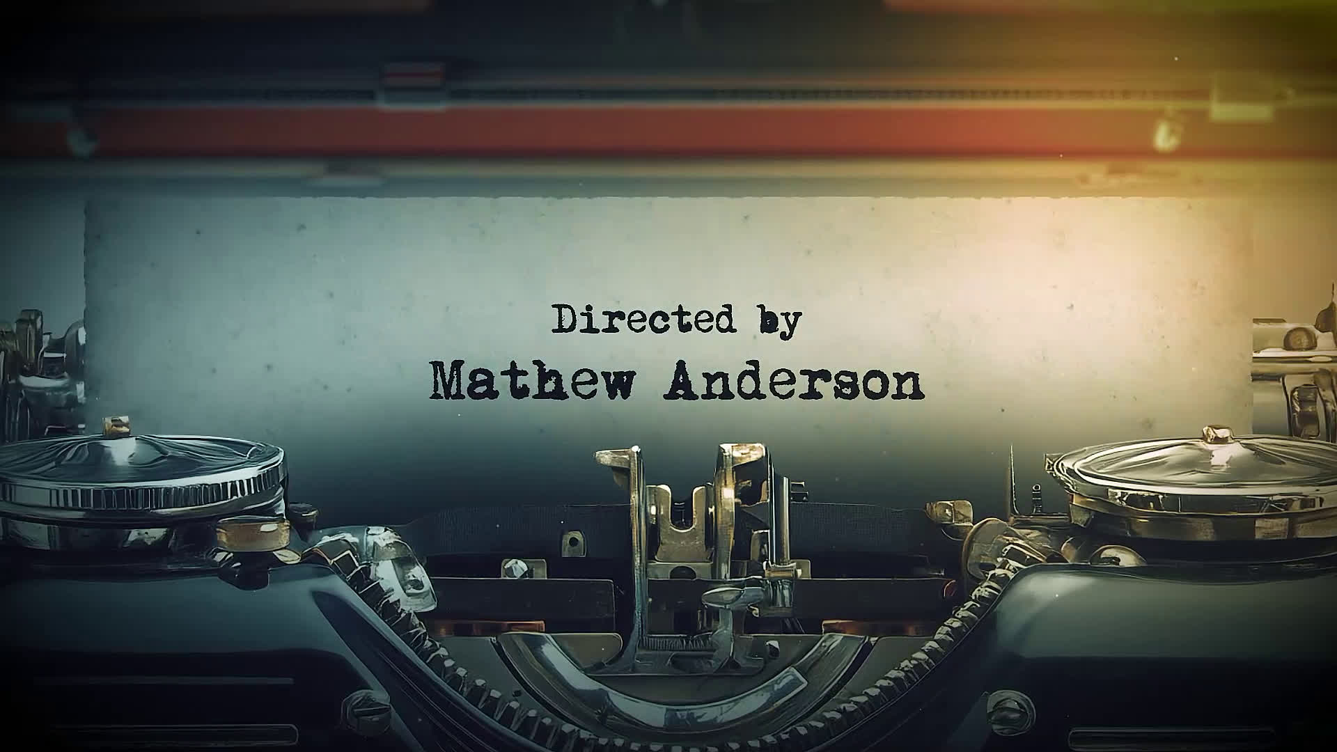 Typewriter Title