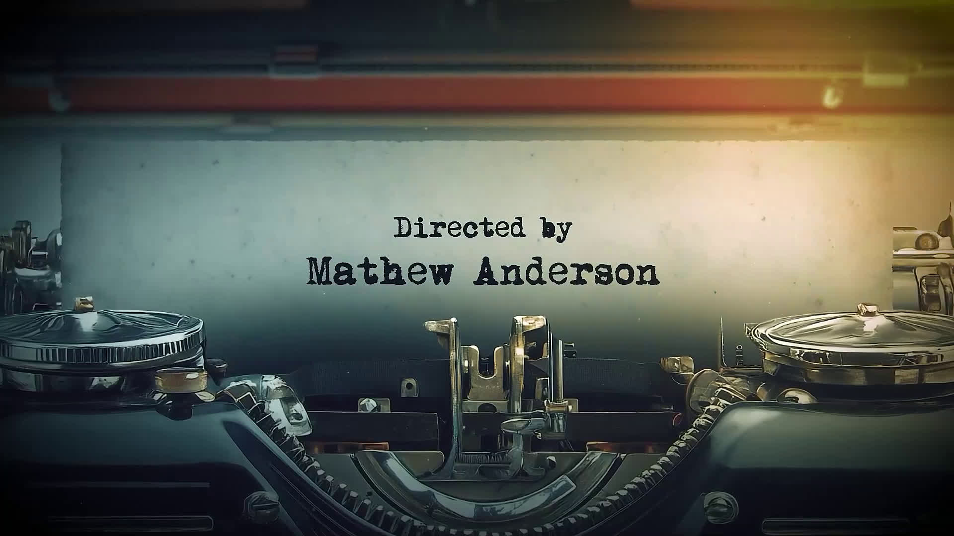 Typewriter Title