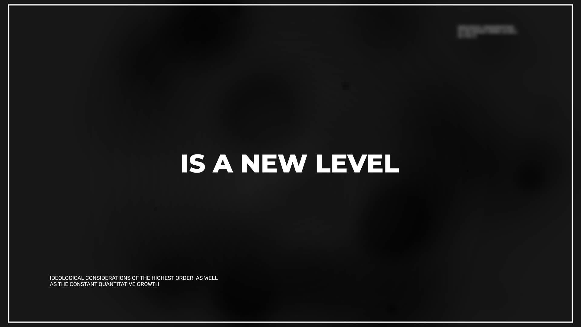 Typography Opener