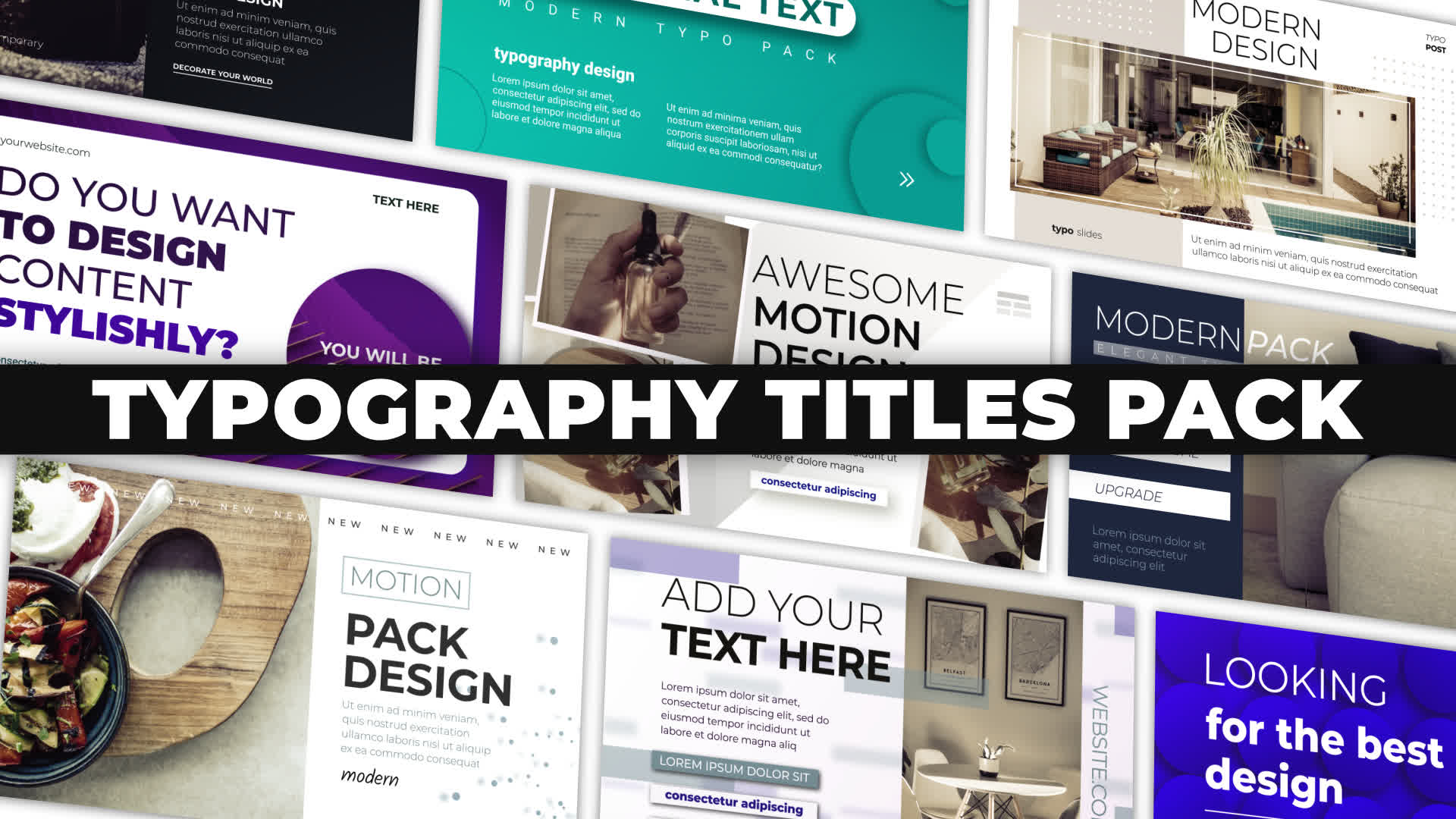 Typography Titles Collection