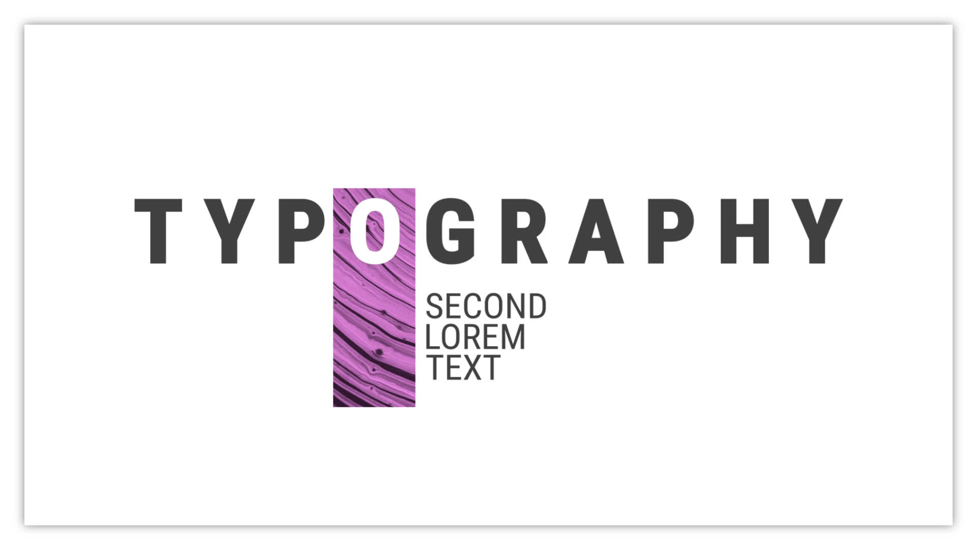 White Bright Typography Titles Pack