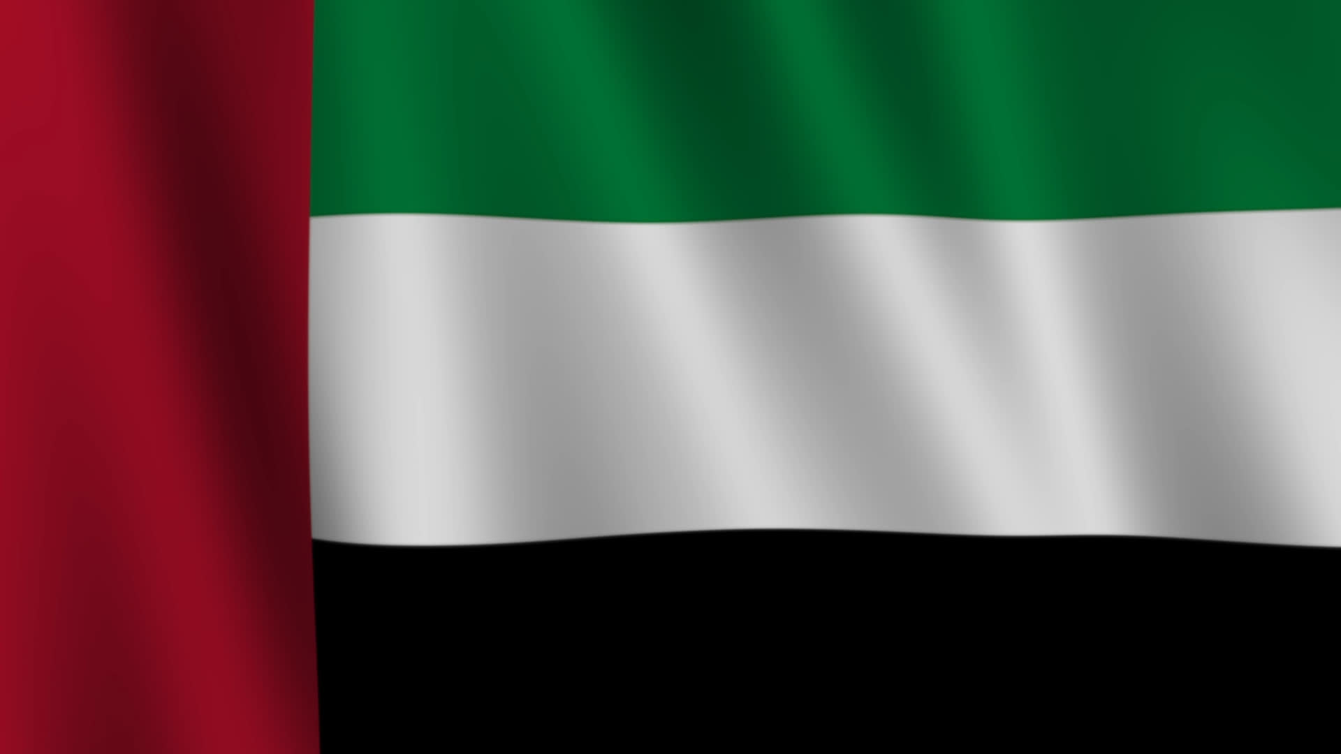 UAE Flag Waving