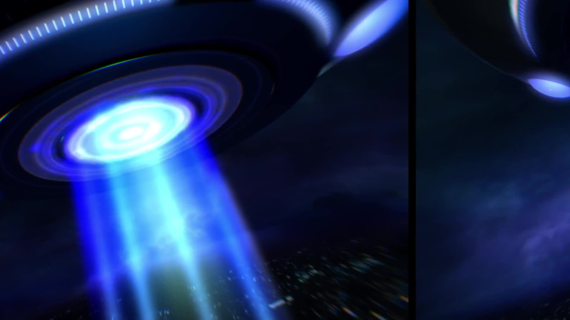 UFO Over a Dramatic Atmosphere