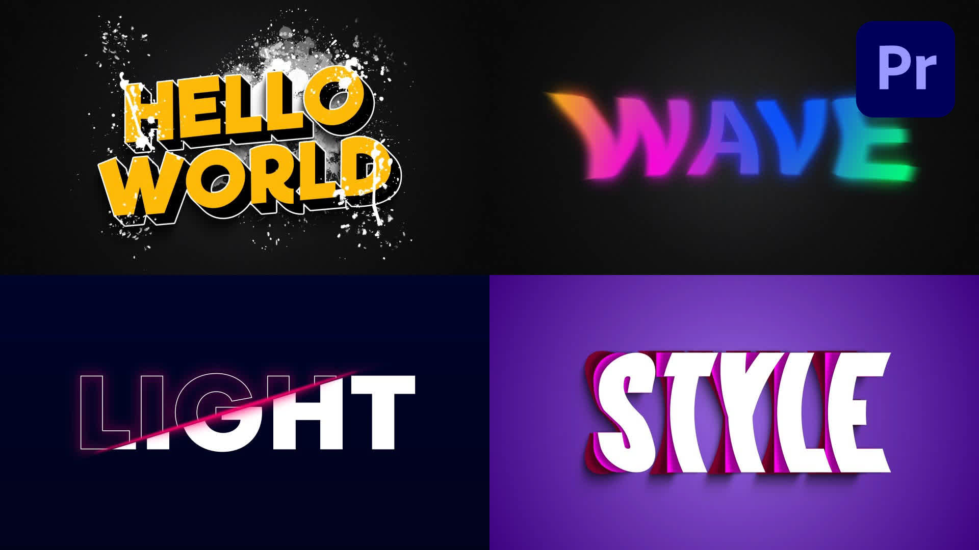 Unique Text Design Collection