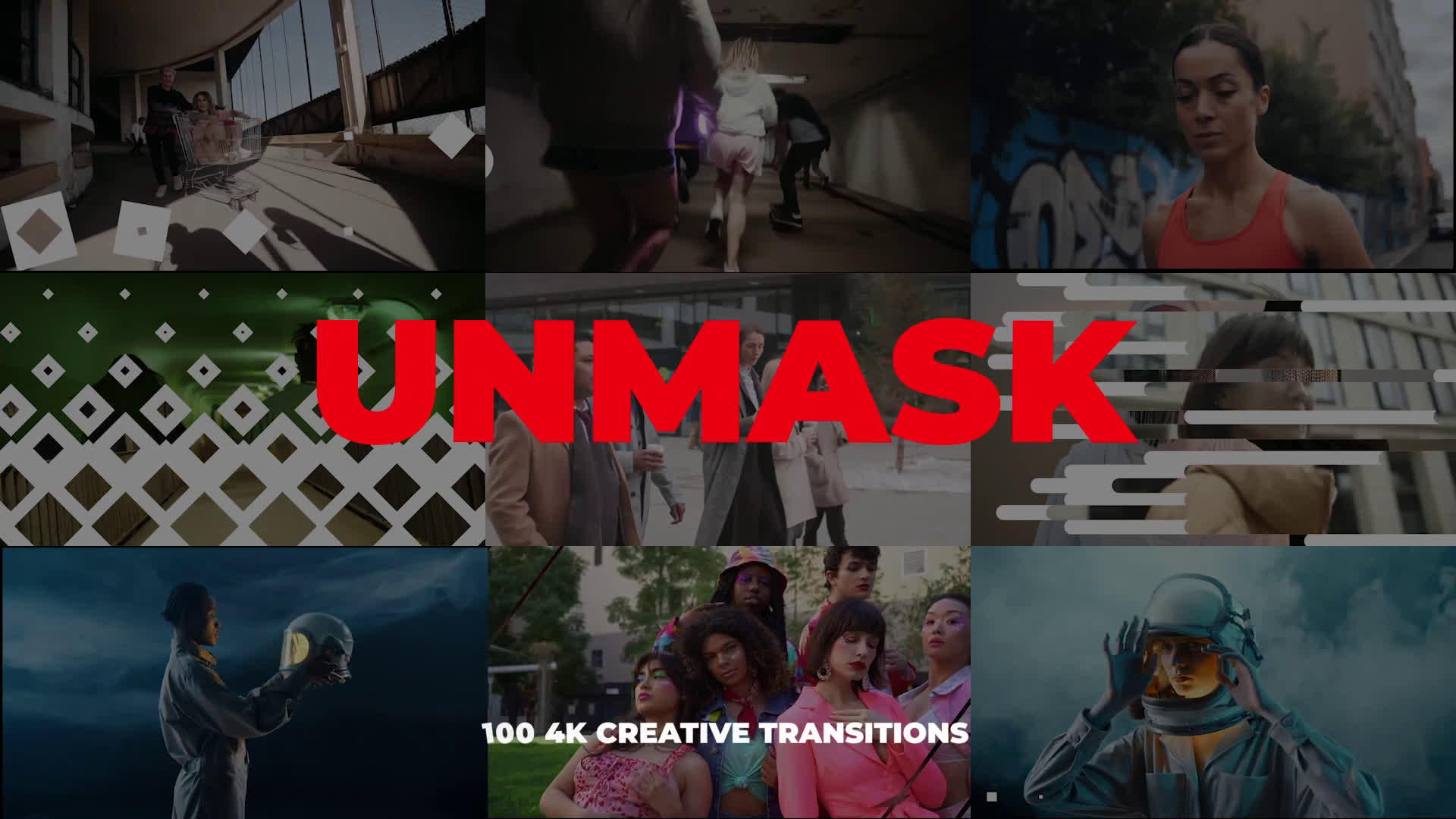 Unmask - 100 Transition Pack