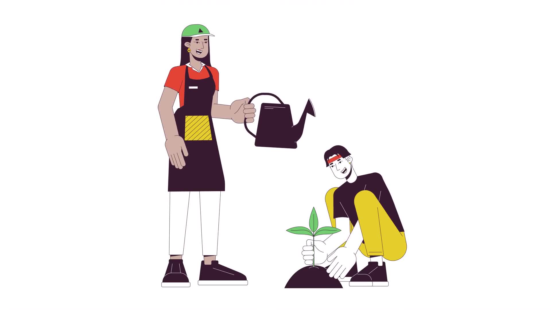Urban Gardener Characters On Alpha