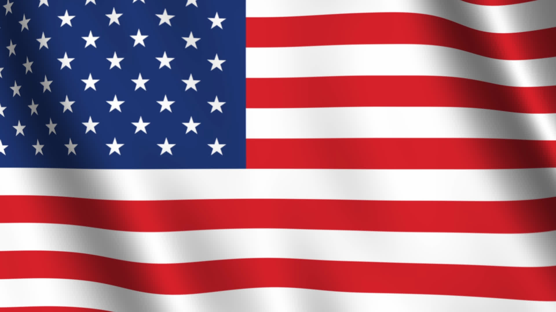 Usa America Flag Waving