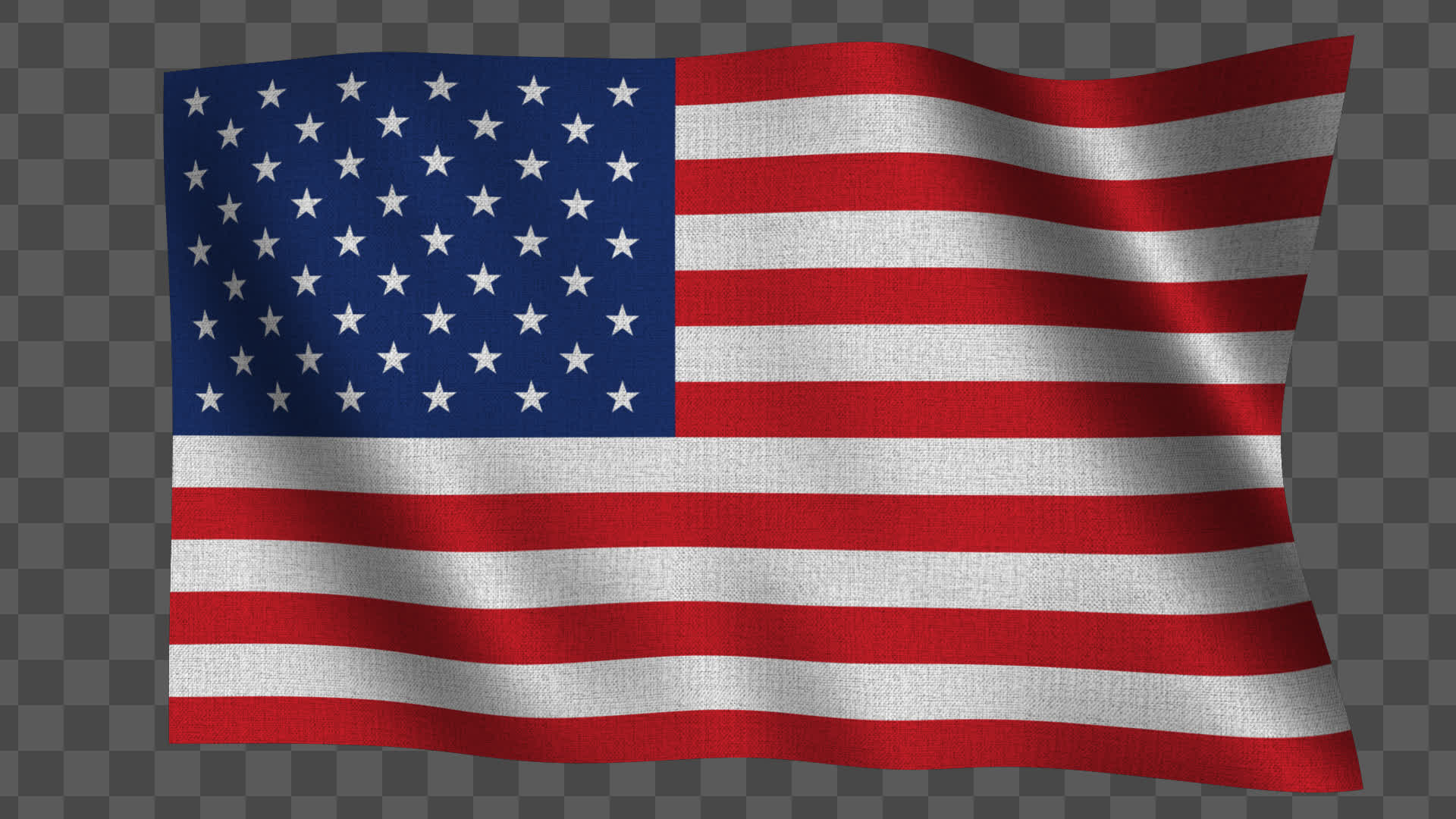 Usa America Flag Waving Cloth Textured