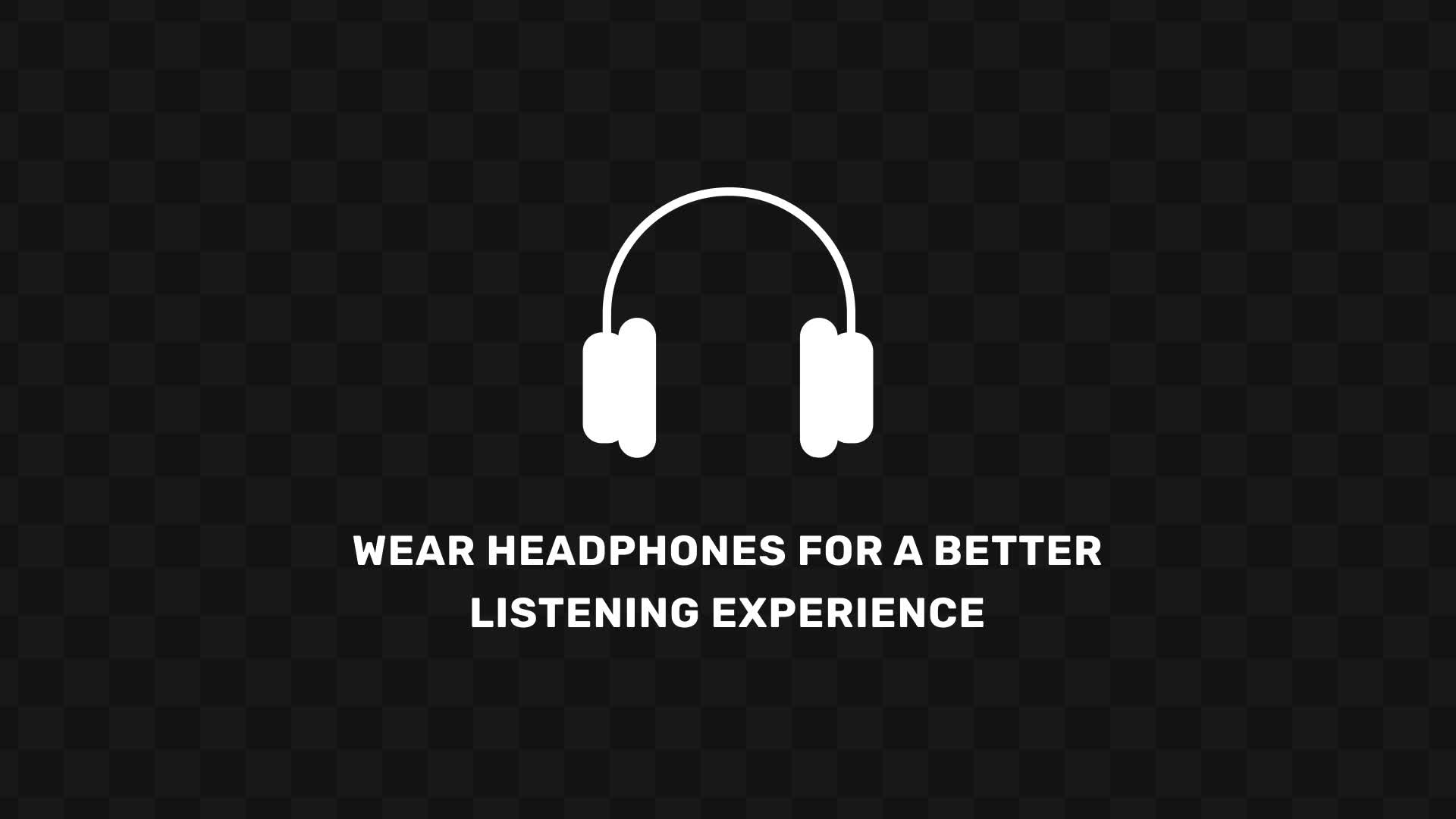 Use Headphones Instructional Overlay