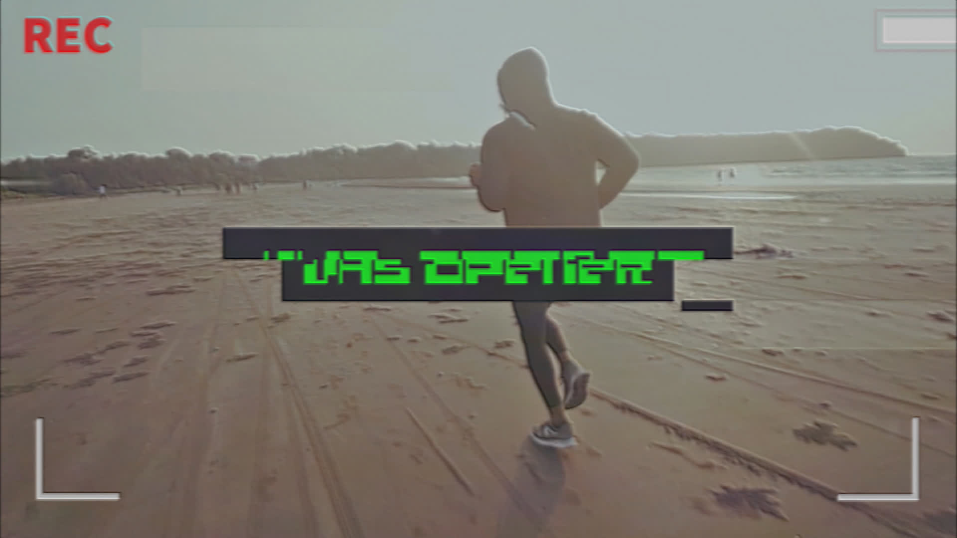 VHS Glitch Noise Opener