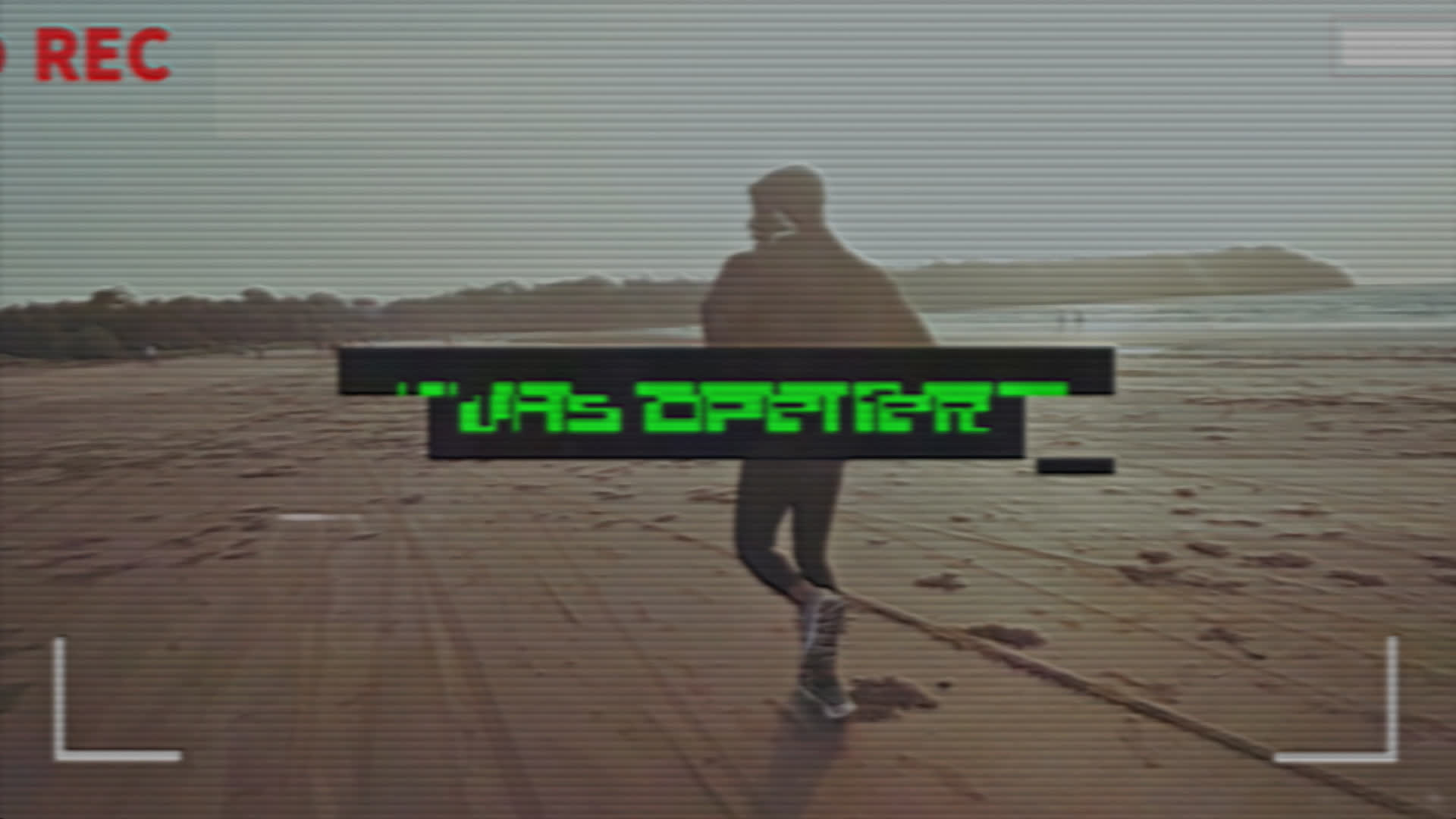 VHS Glitch Noise Opener