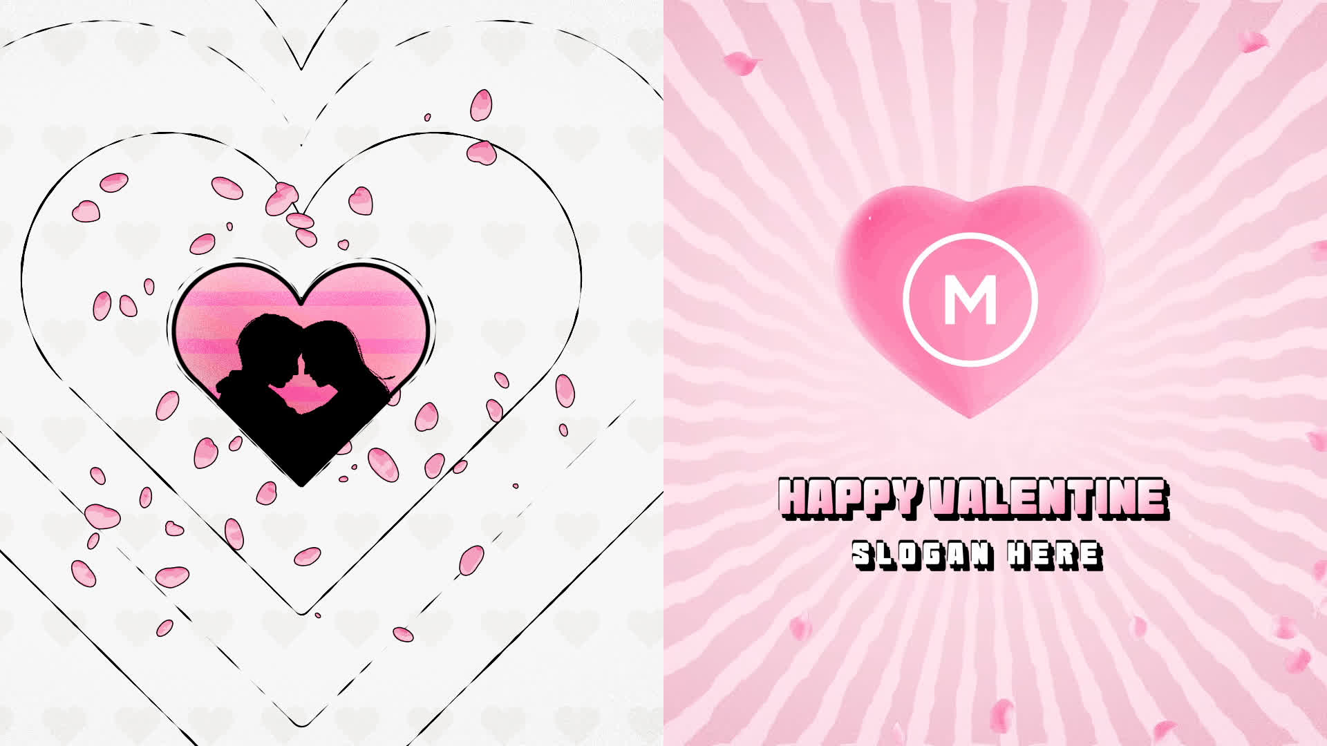 Valentine Retro Logo Reveal