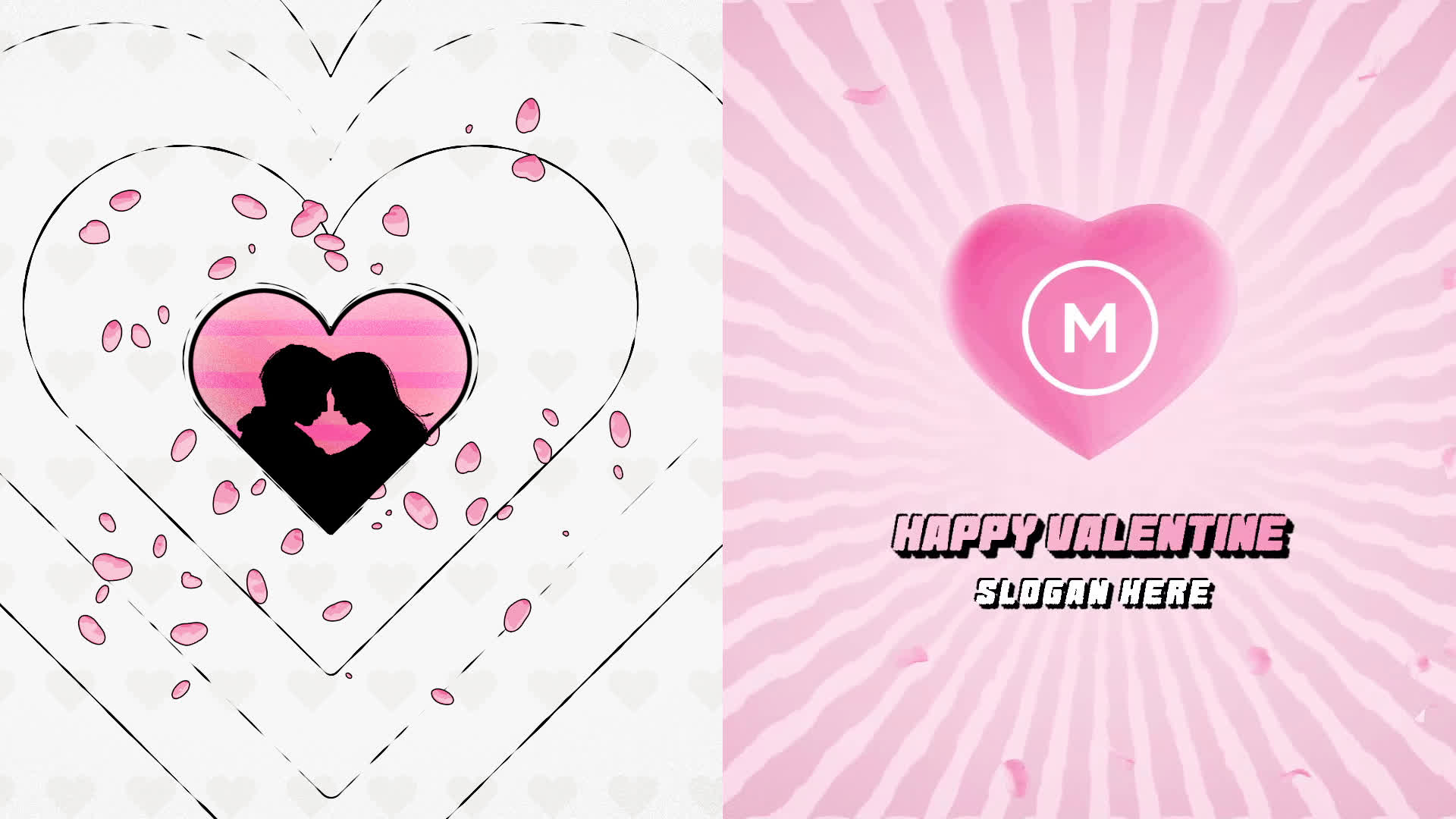 Valentine Retro Logo Reveal