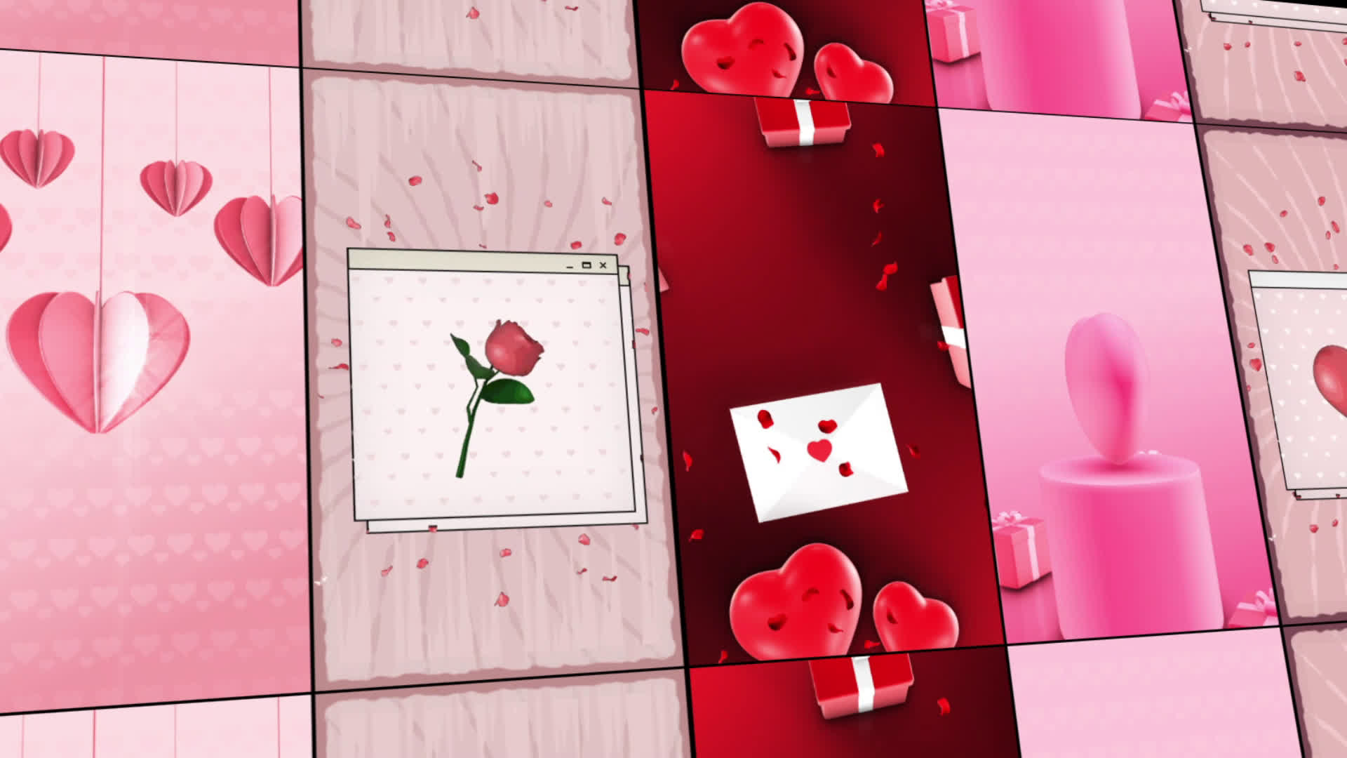 Valentines Day Backgrounds Pack