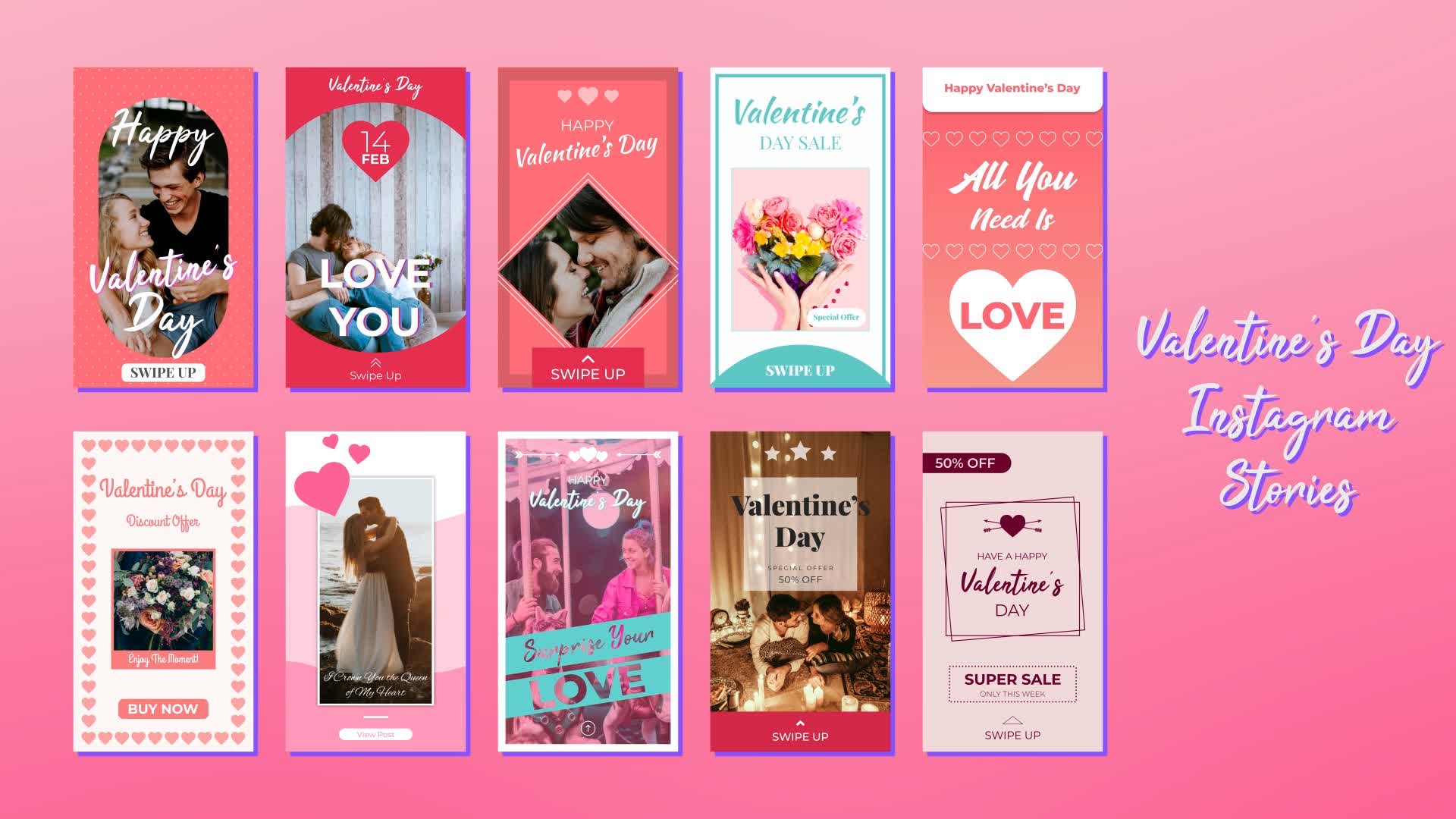 Valentine's Day Instagram Stories