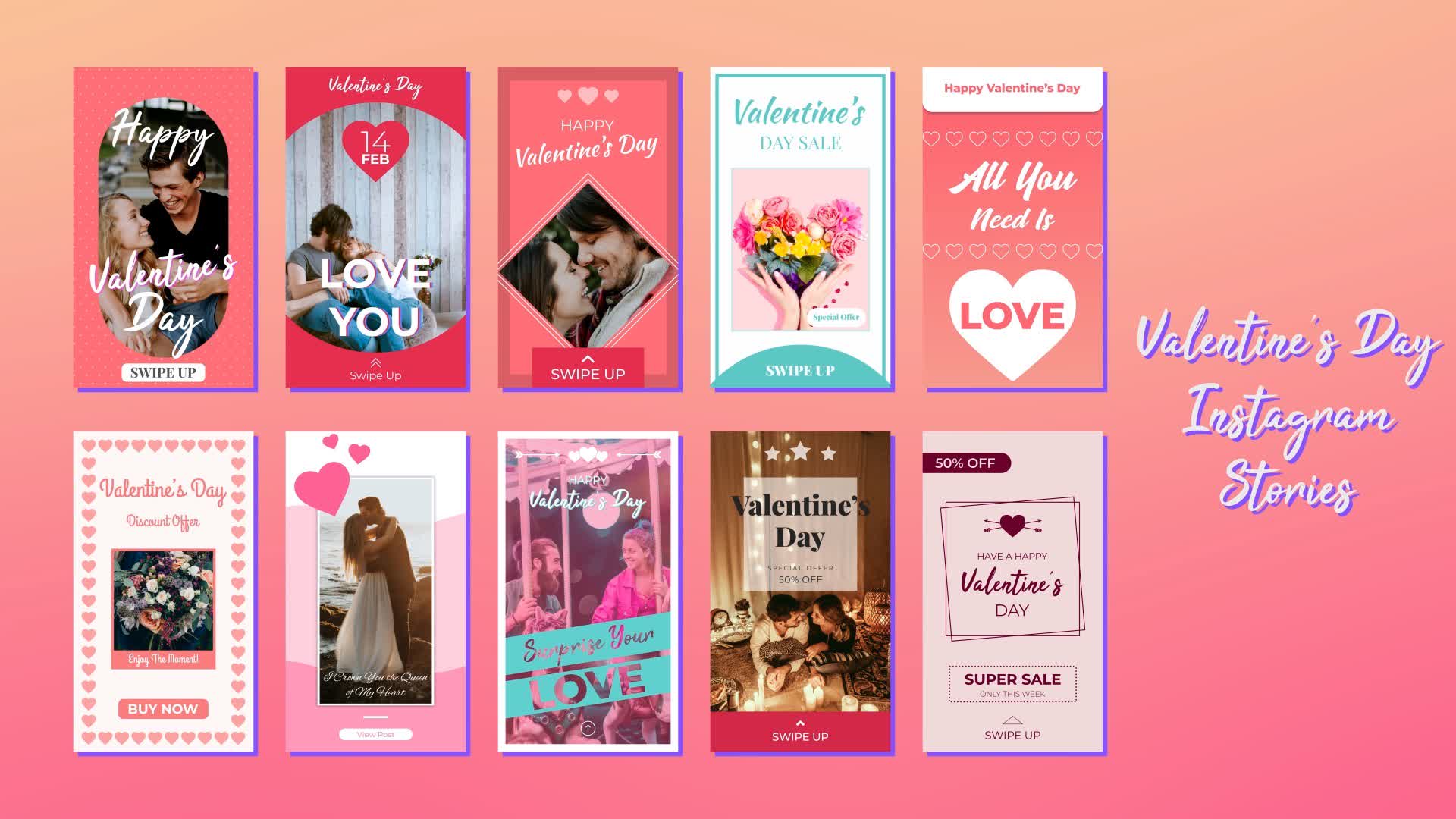 Valentine's Day Instagram Stories