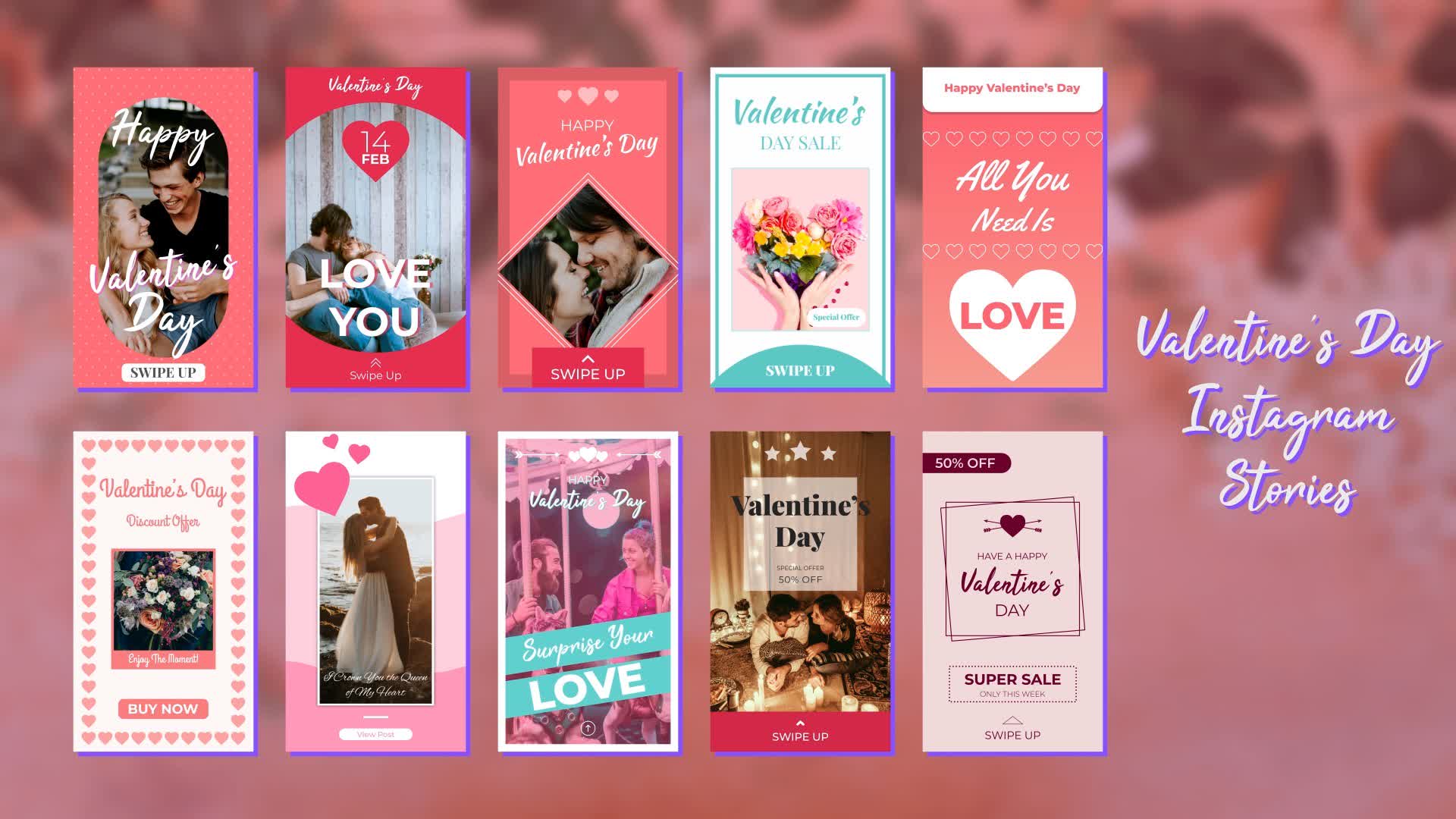 Valentine's Day Instagram Stories