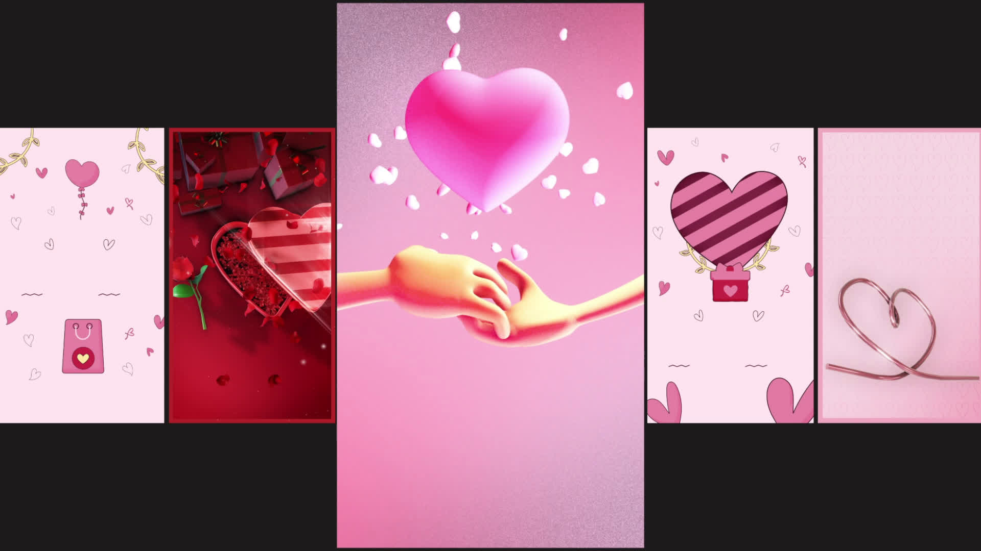 Valentines Day Vertical Backgrounds