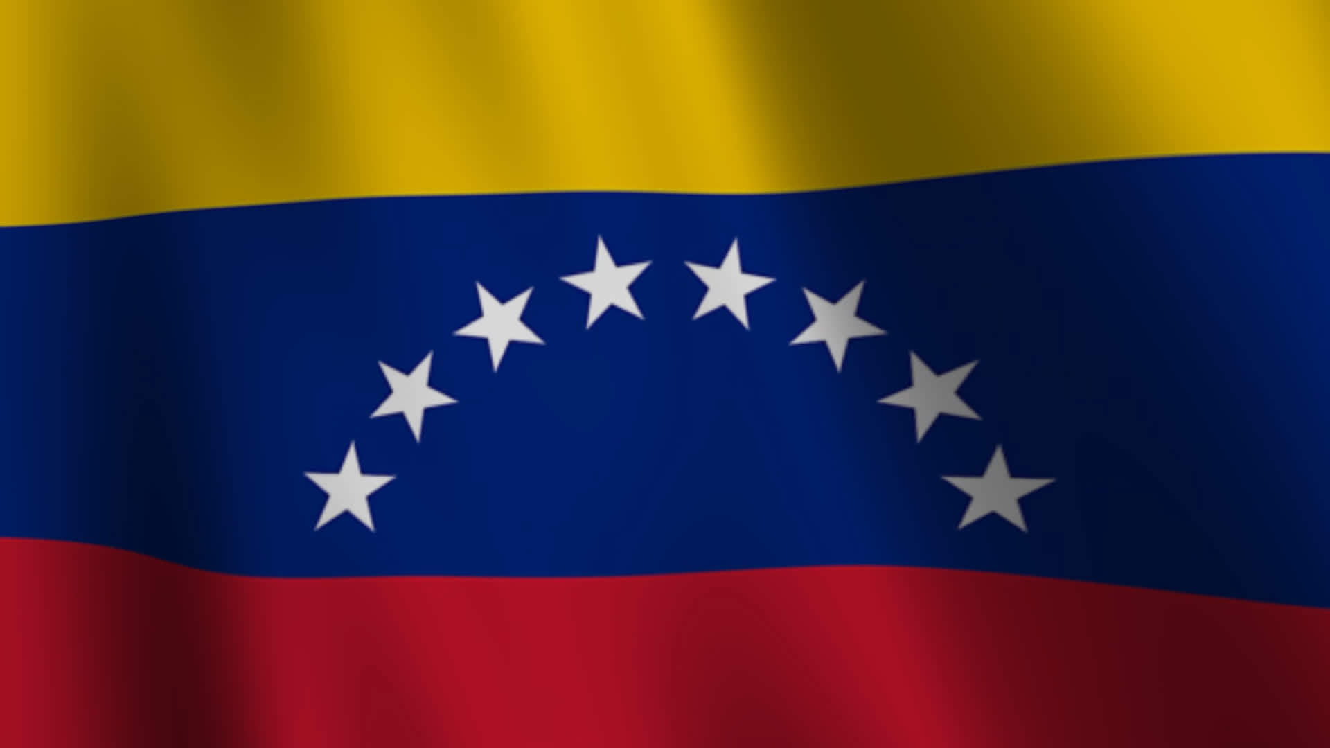 Venezuela National Flag Waving
