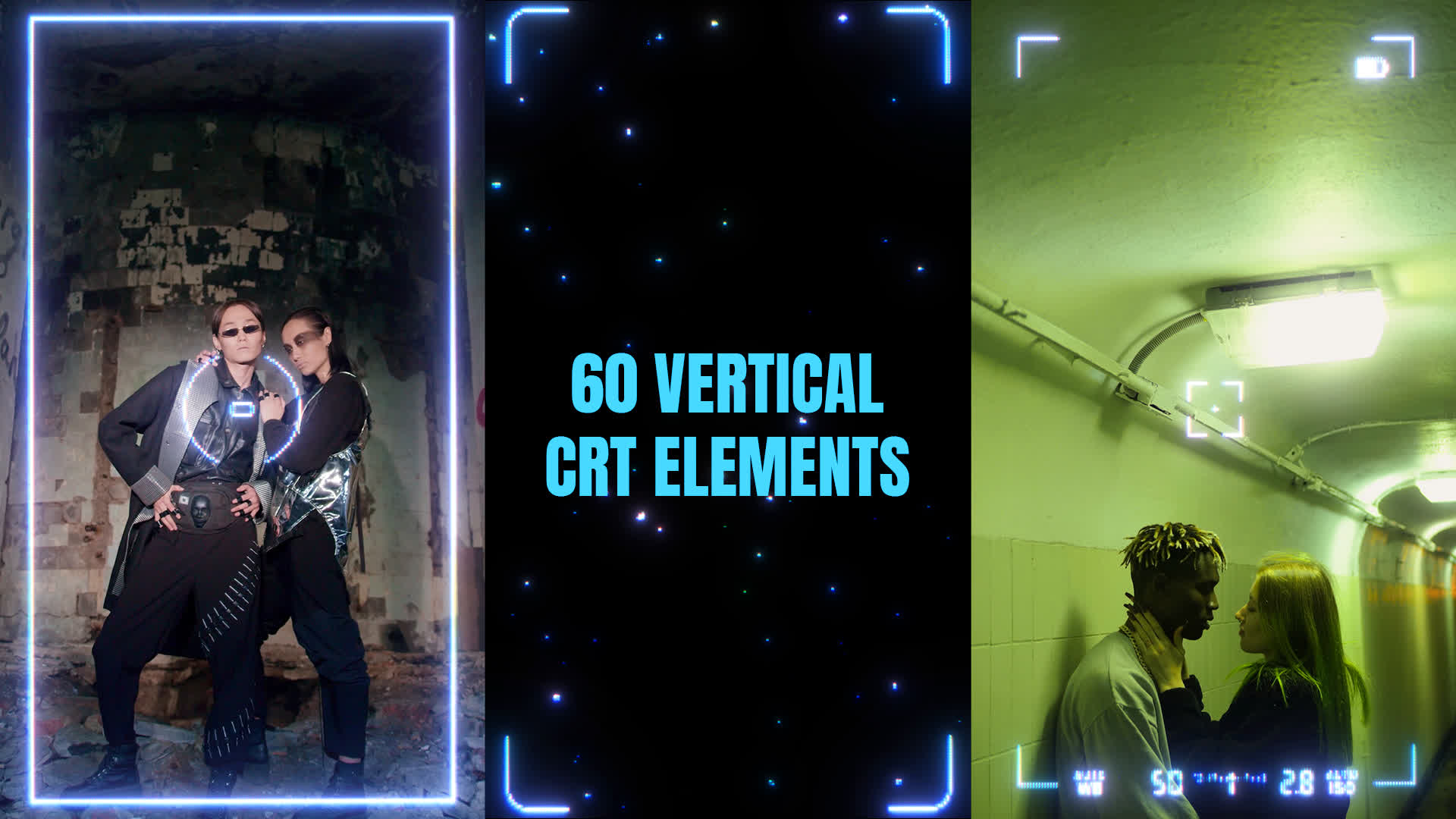 Vertical CRT Elements