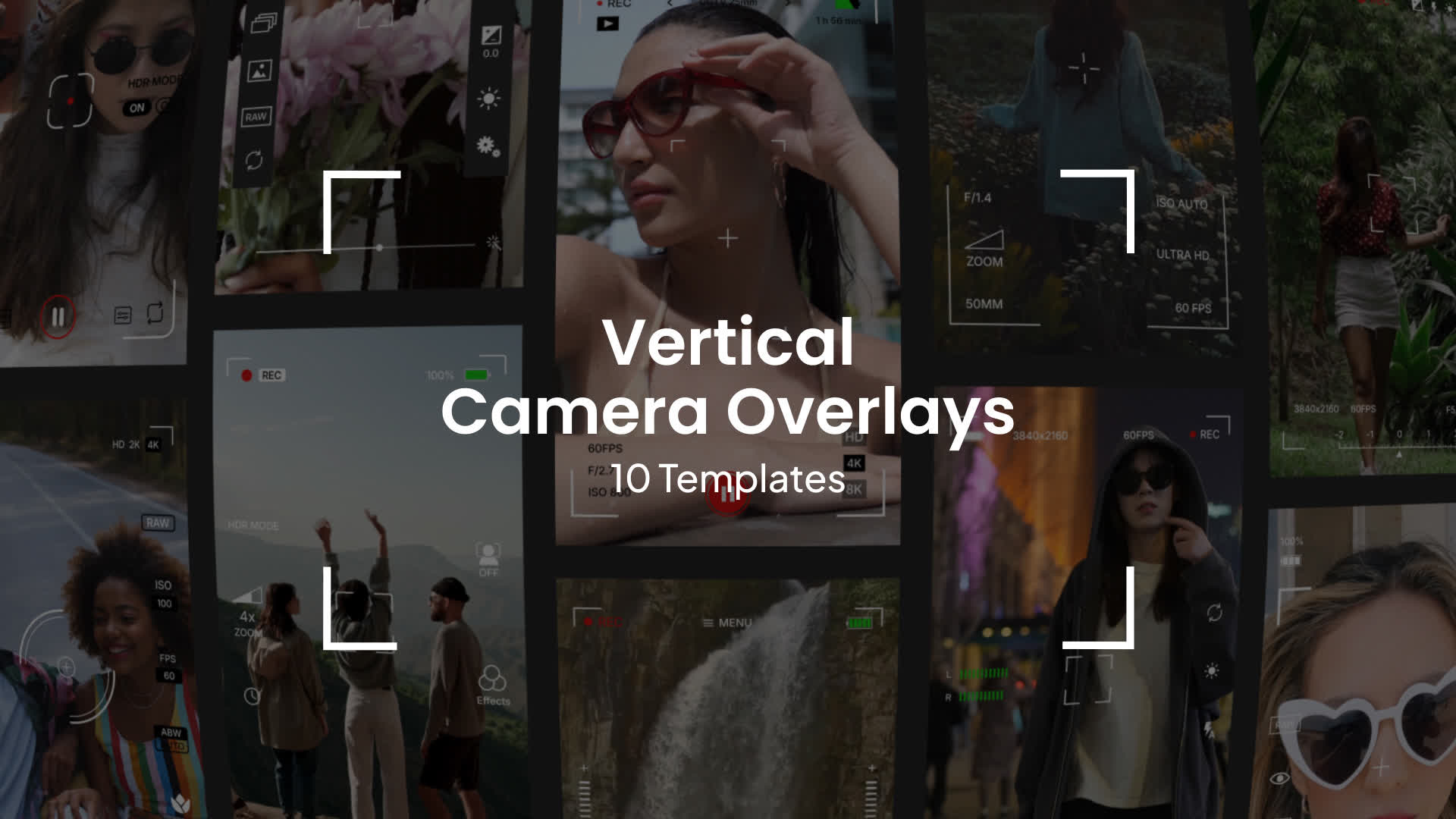 Vertical Camera Overlays