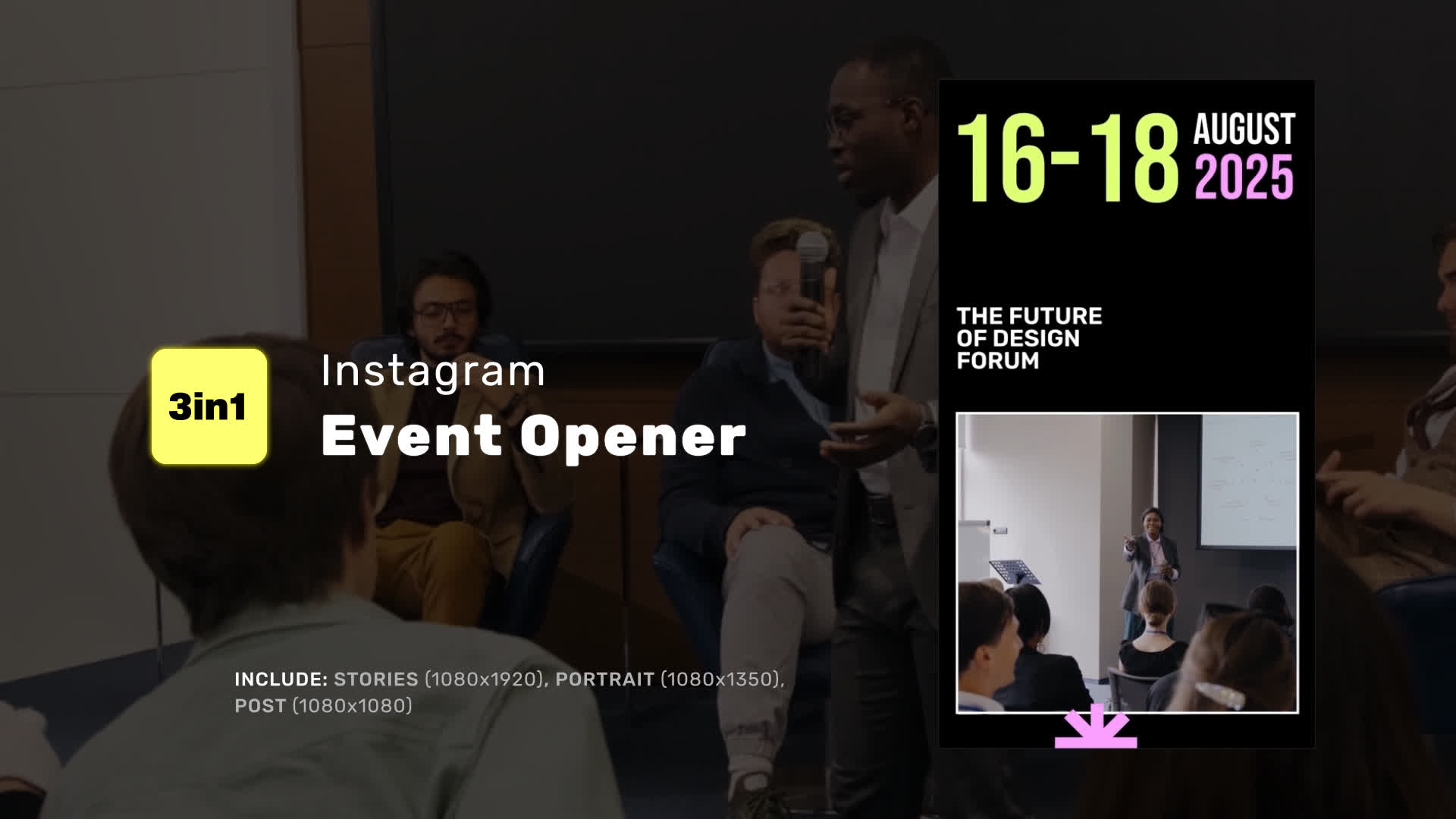 Vertical Event Opener