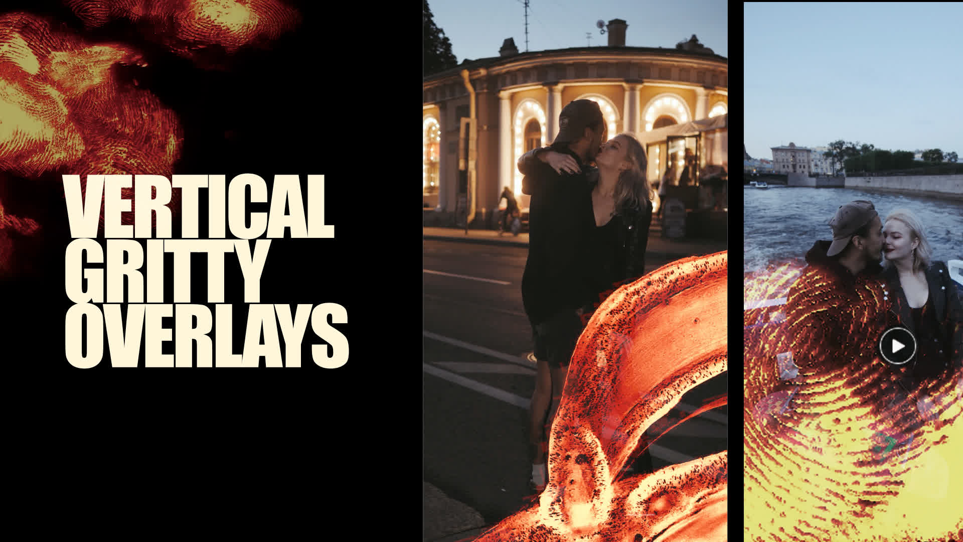 Vertical Gritty Overlays