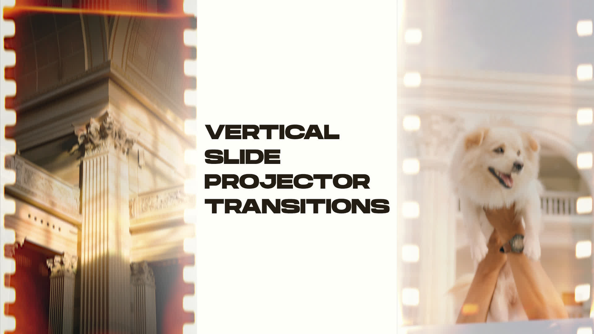 Vertical Slide Projector Transitions