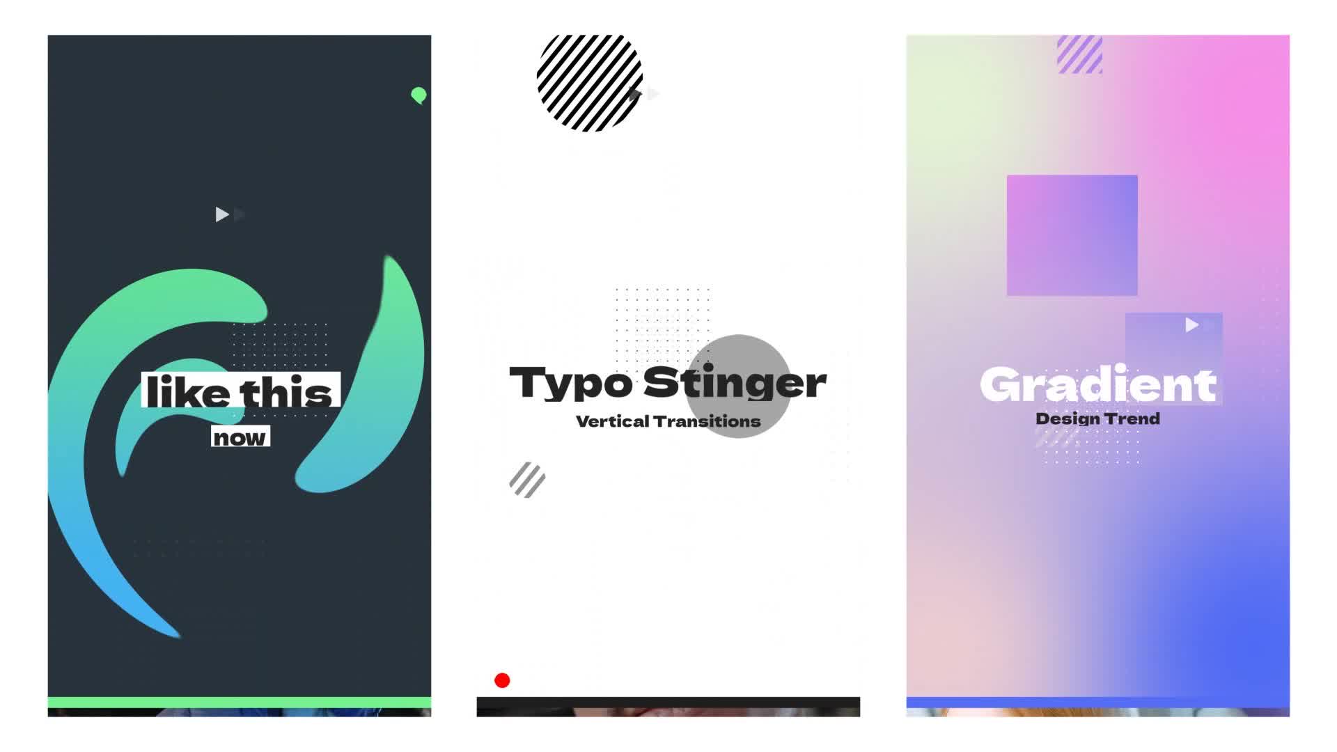Vertical Stinger Transitions Pack