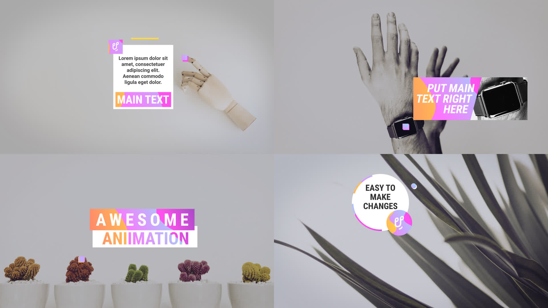 Vibrant Callout Titles