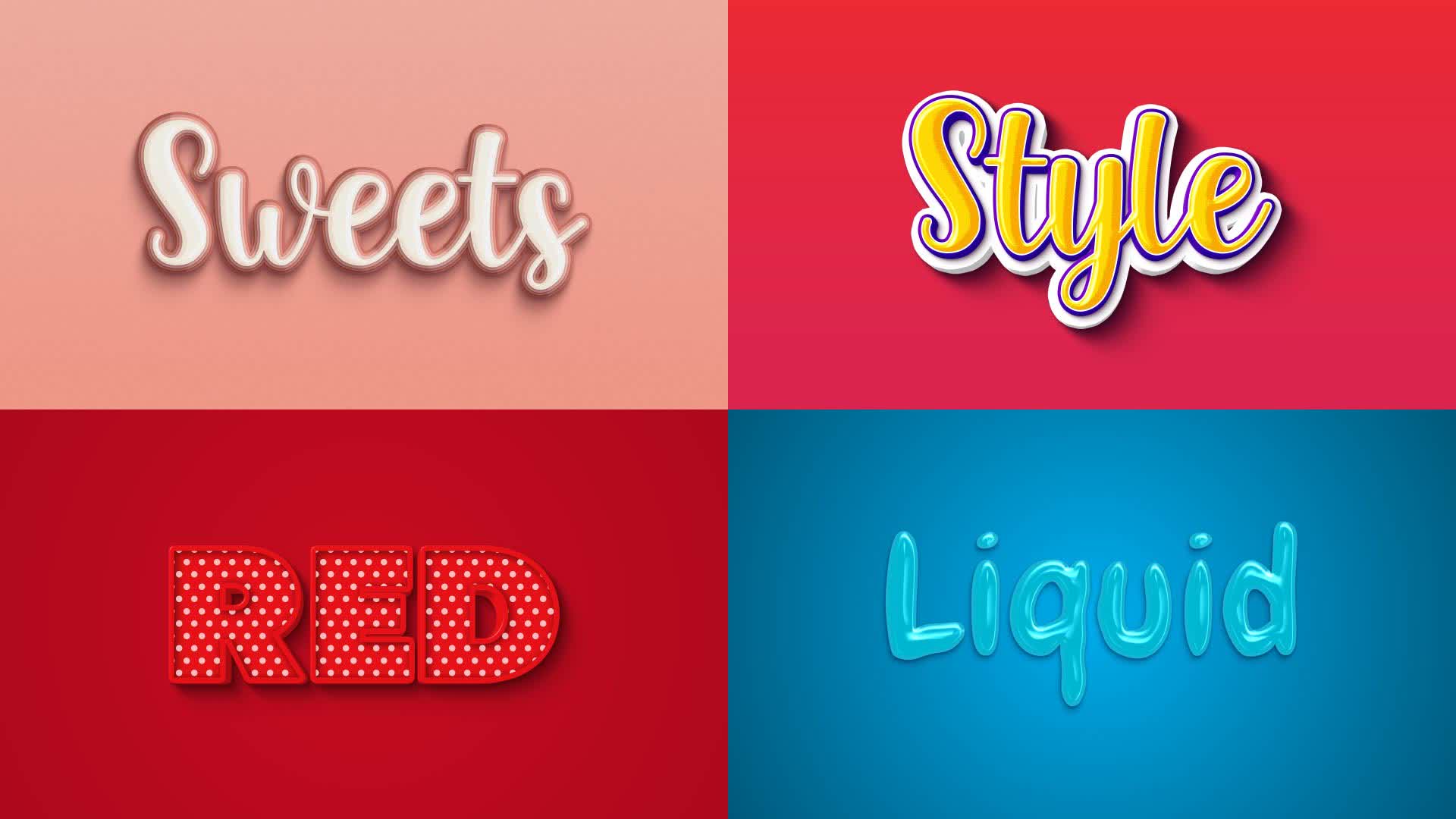 Vibrant Cartoon Text Styles