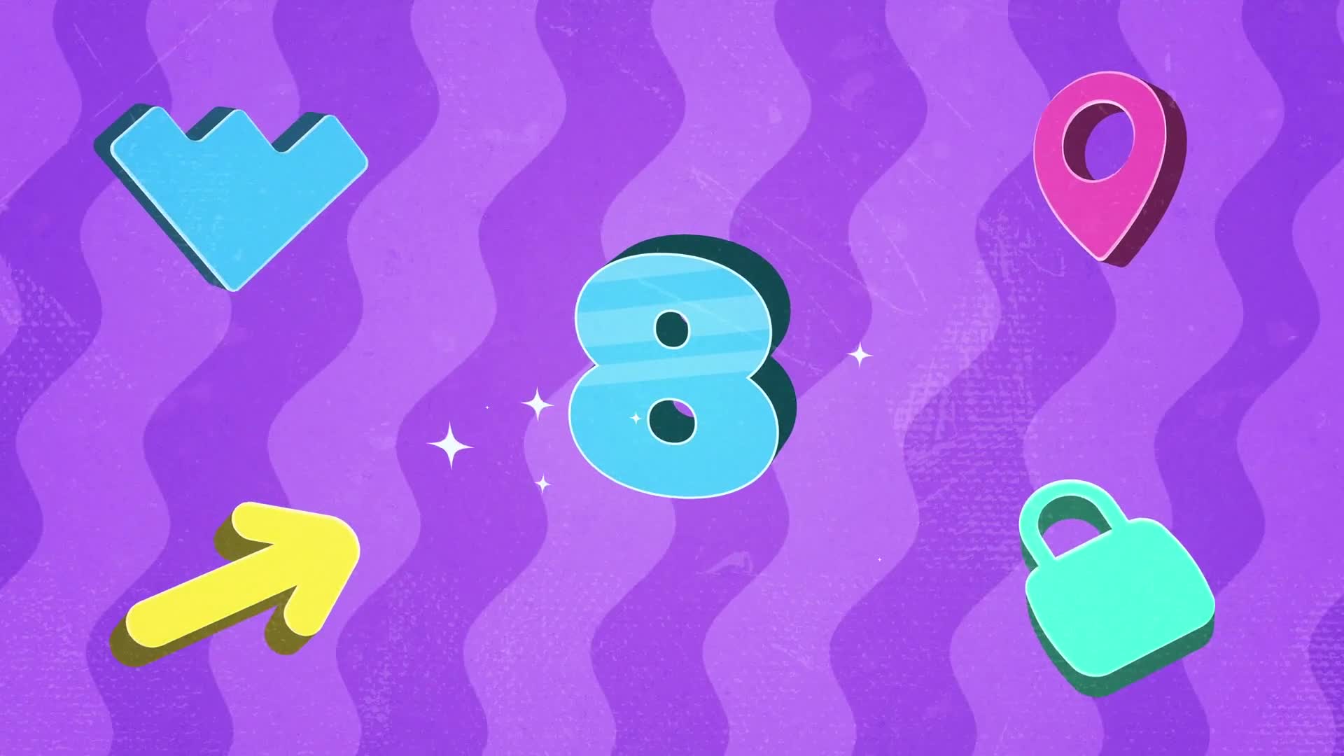 Vibrant Countdown Element